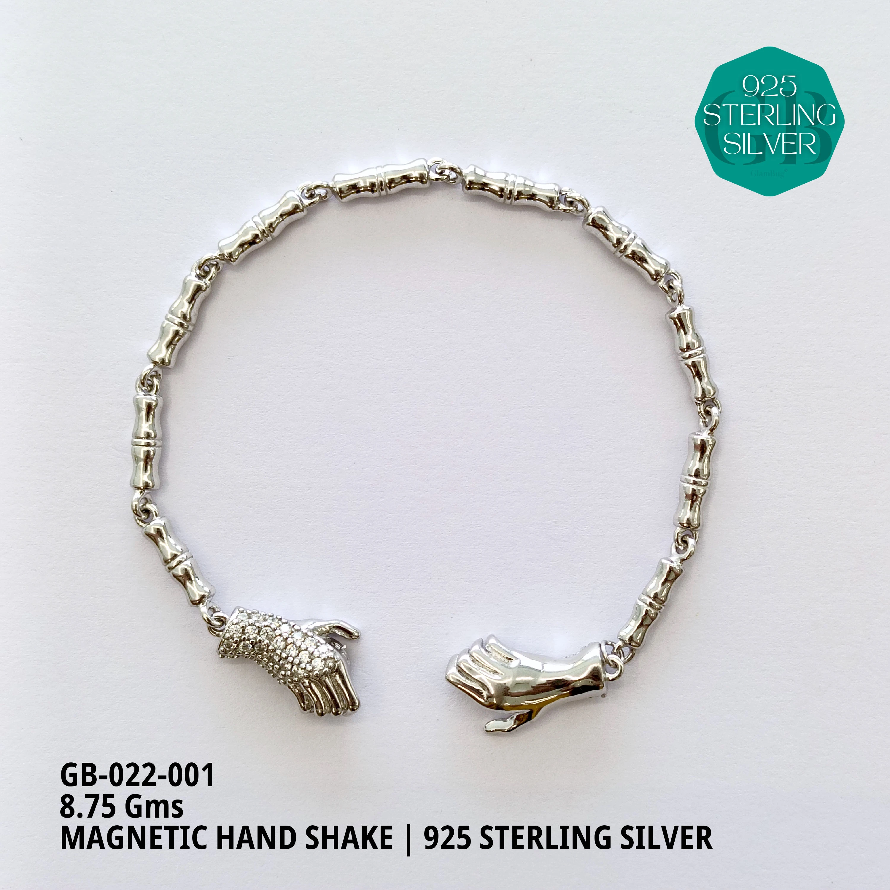 ITALY CNC BALL ELASTIC BRACELETS - Premium 925 Silver Jewellery - SKU: GB-022-001 - Hyderabad Silver Importers