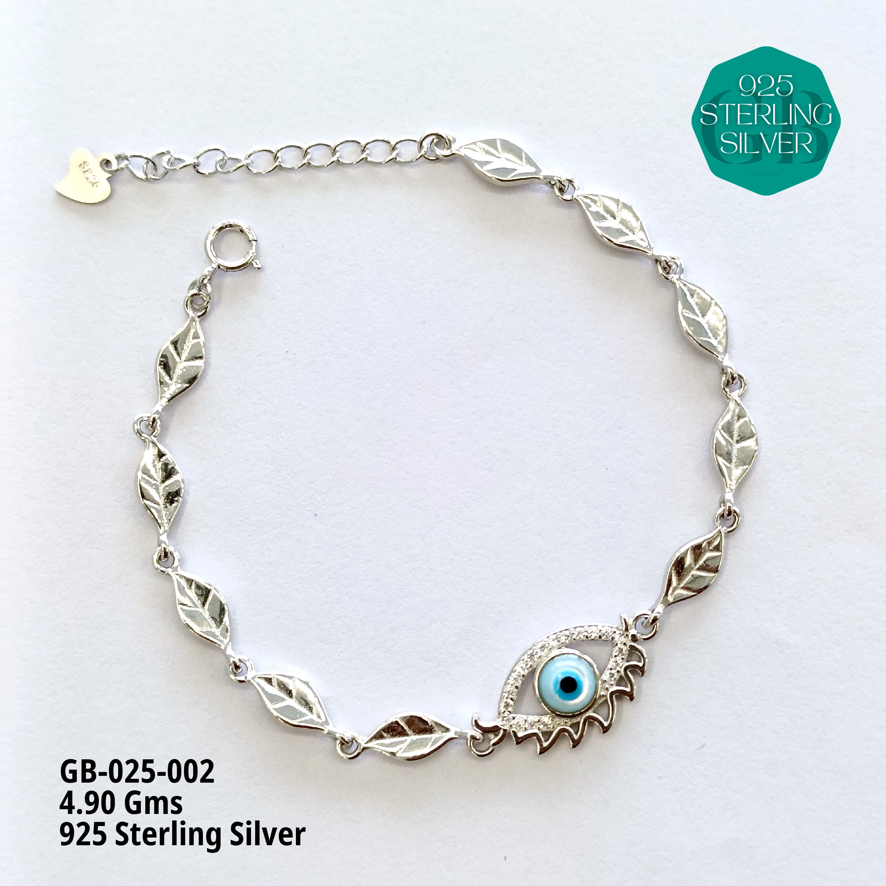 ITALY CNC BRACELETS - MEN - Premium 925 Silver Jewellery - SKU: GB-025-002 - Hyderabad Silver Importers