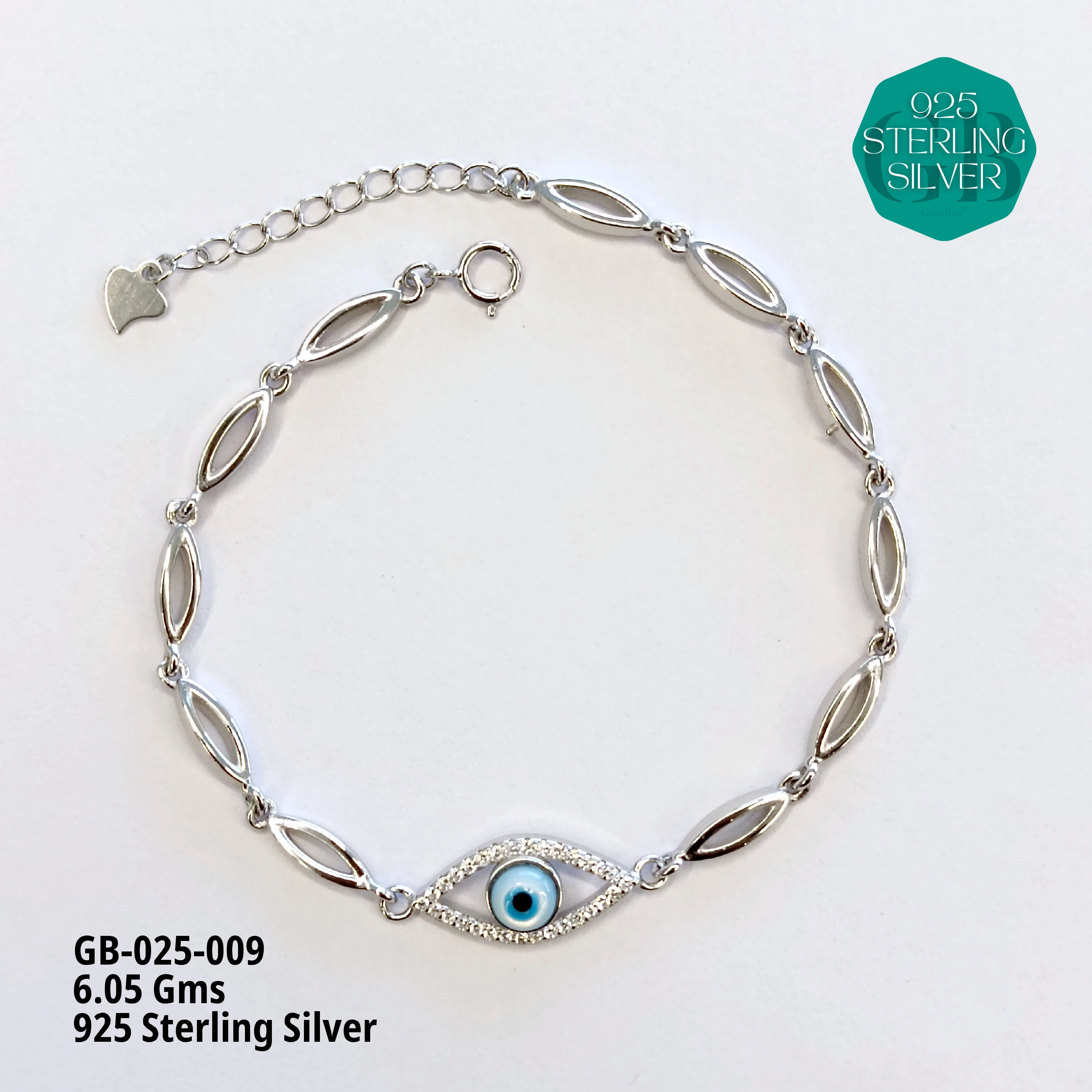 ITALY CNC BRACELETS - MEN - Premium 925 Silver Jewellery - SKU: GB-025-009 - Hyderabad Silver Importers