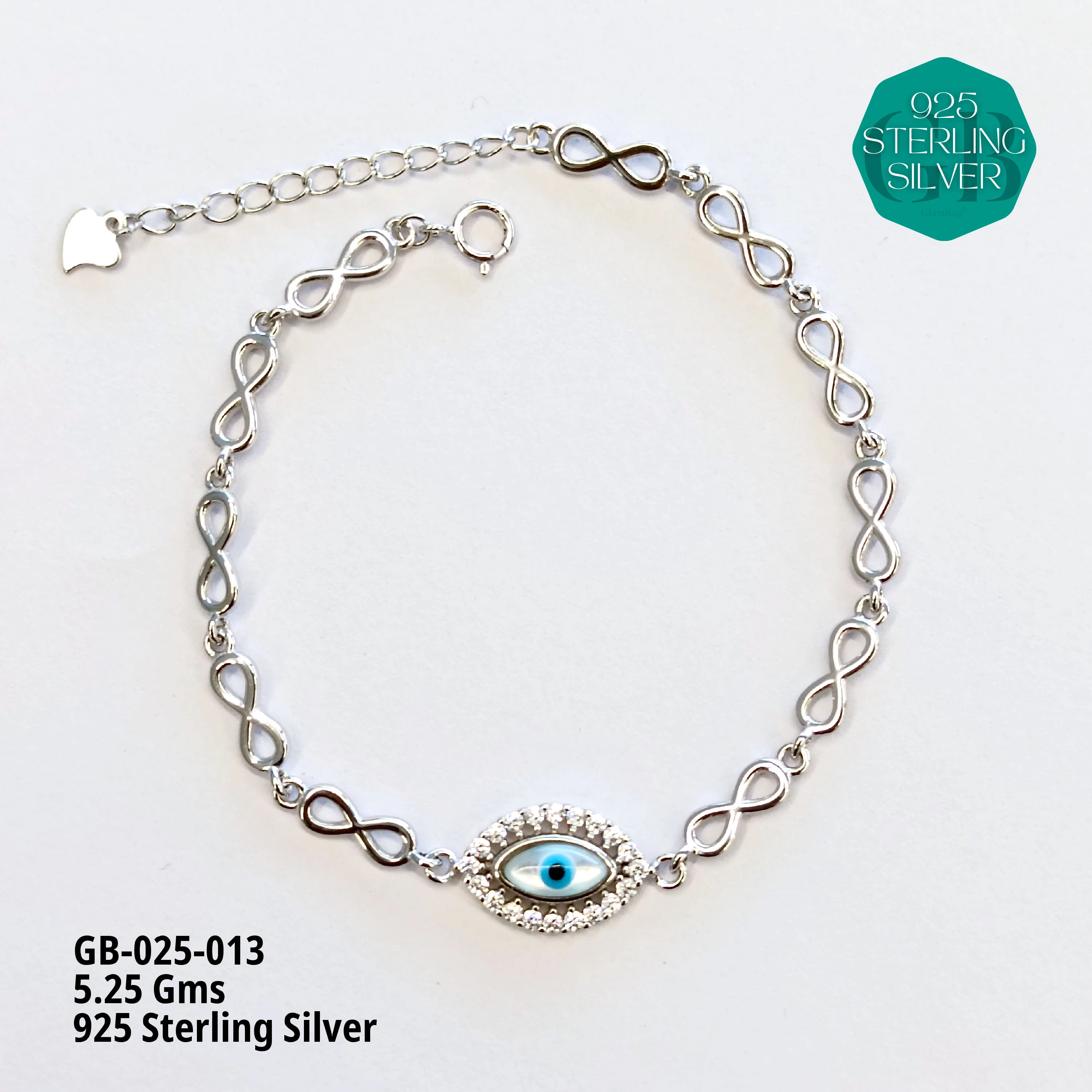 ITALY CNC BRACELETS - MEN - Premium 925 Silver Jewellery - SKU: GB-025-013 - Hyderabad Silver Importers