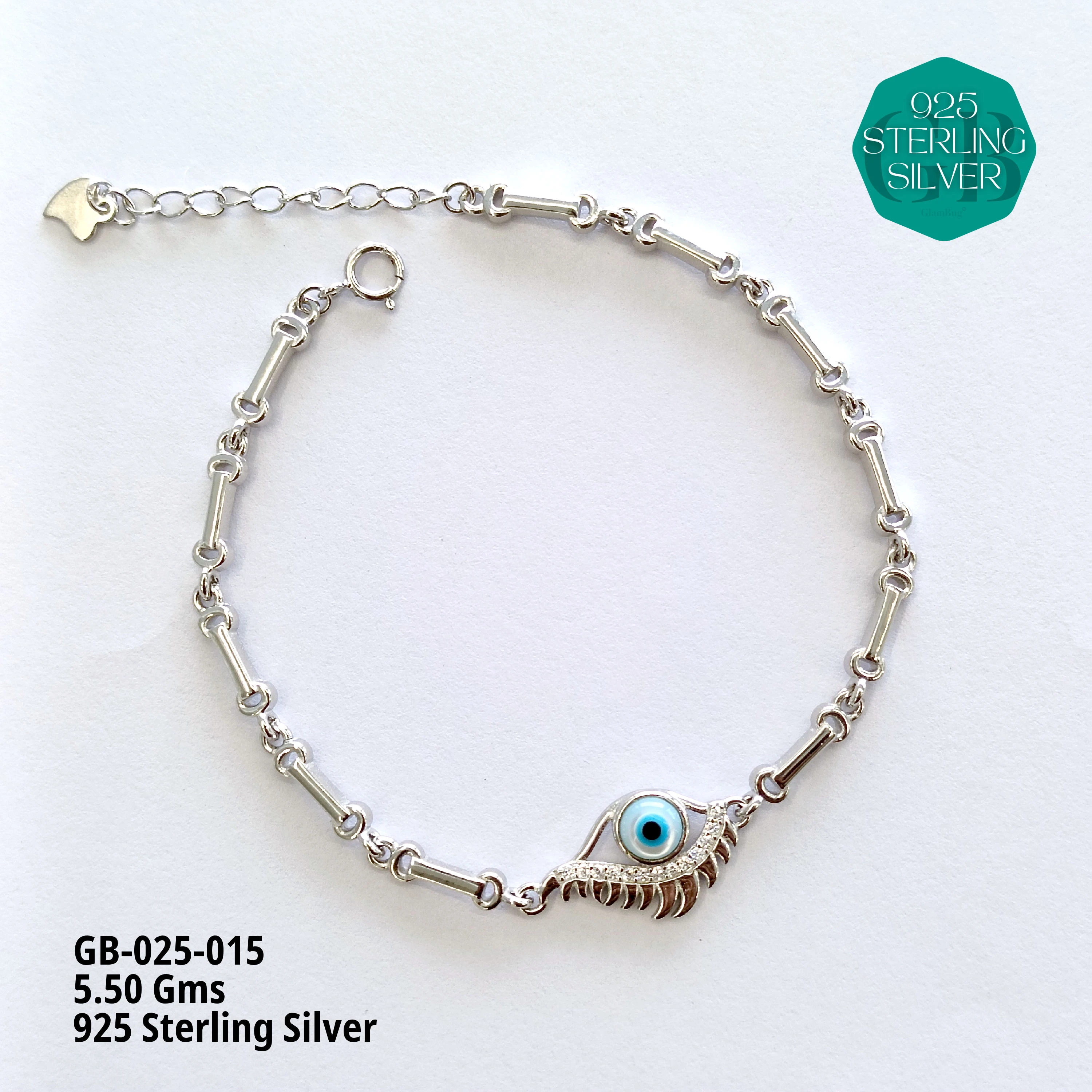 ITALY CNC BRACELETS - MEN - Premium 925 Silver Jewellery - SKU: GB-025-015 - Hyderabad Silver Importers