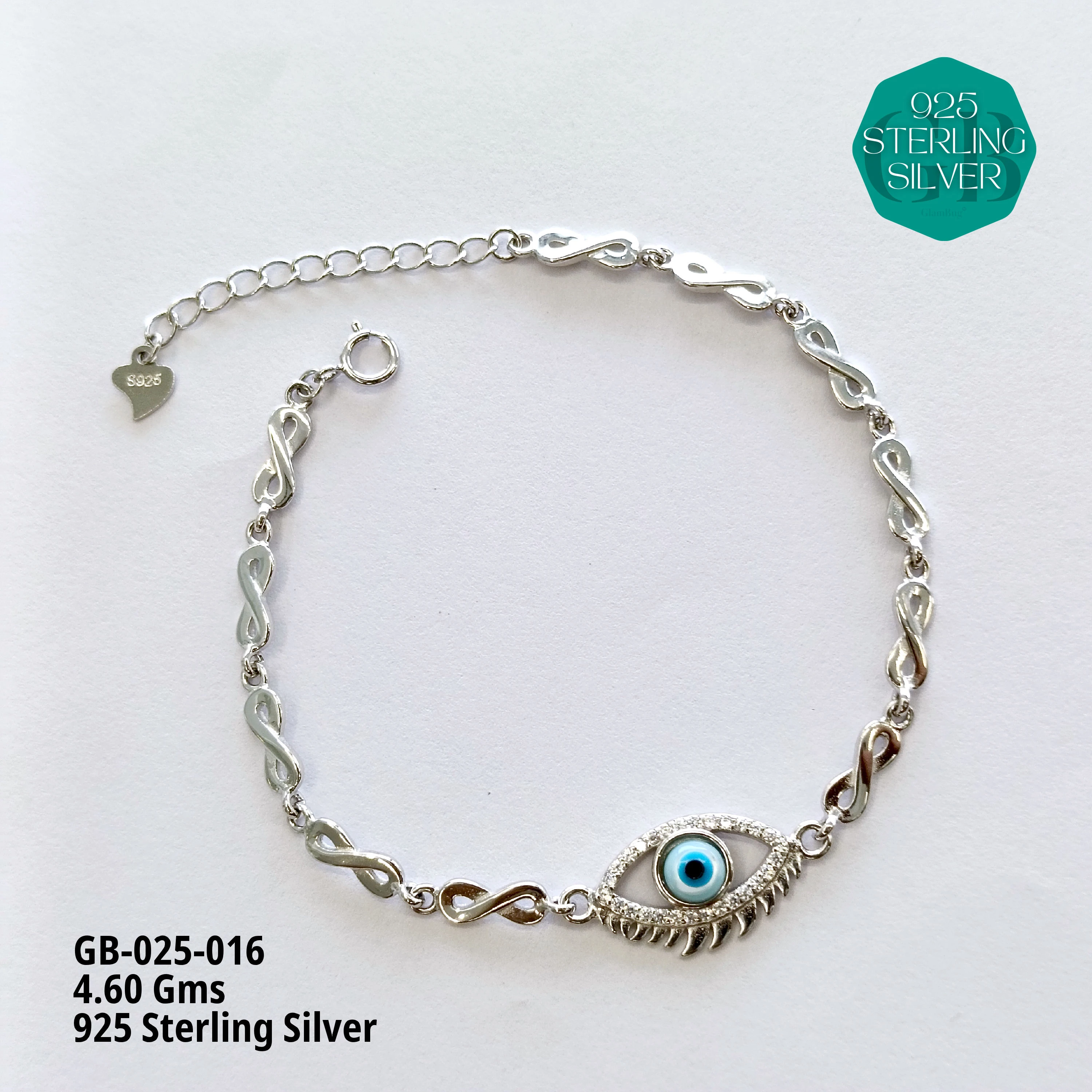 ITALY CNC BRACELETS - MEN - Premium 925 Silver Jewellery - SKU: GB-025-016 - Hyderabad Silver Importers