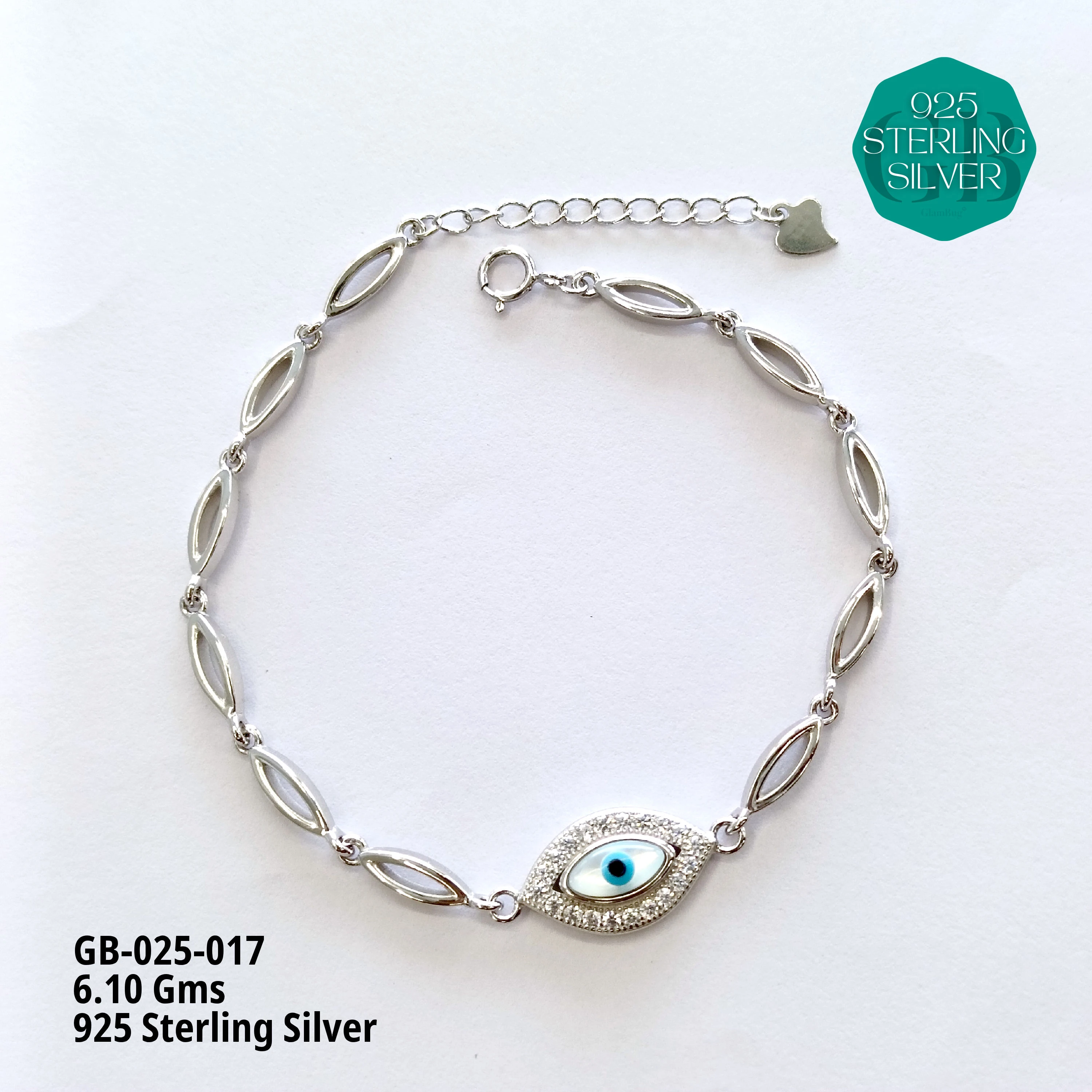 ITALY CNC BRACELETS - MEN - Premium 925 Silver Jewellery - SKU: GB-025-017 - Hyderabad Silver Importers