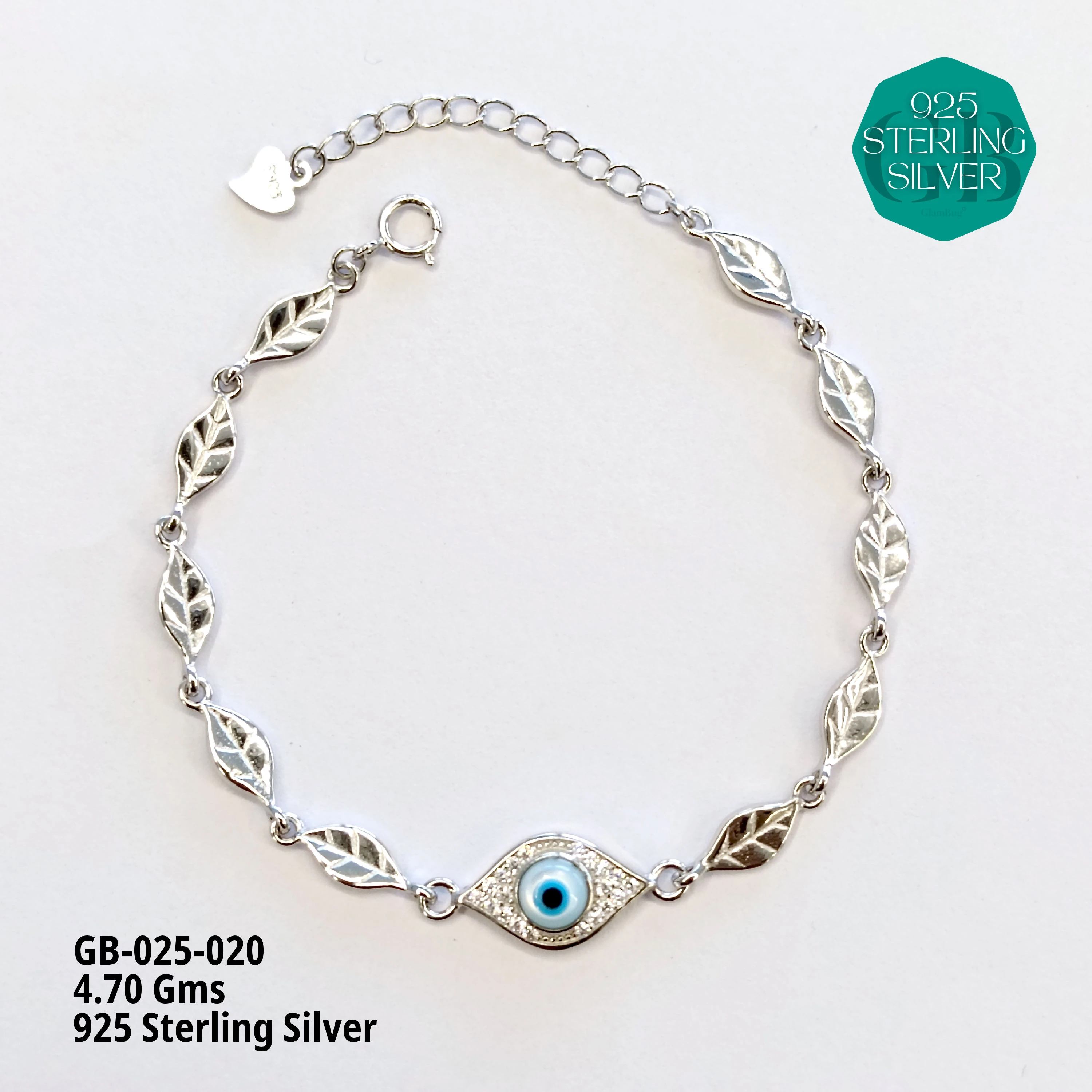 ITALY CNC BRACELETS - MEN - Premium 925 Silver Jewellery - SKU: GB-025-020 - Hyderabad Silver Importers