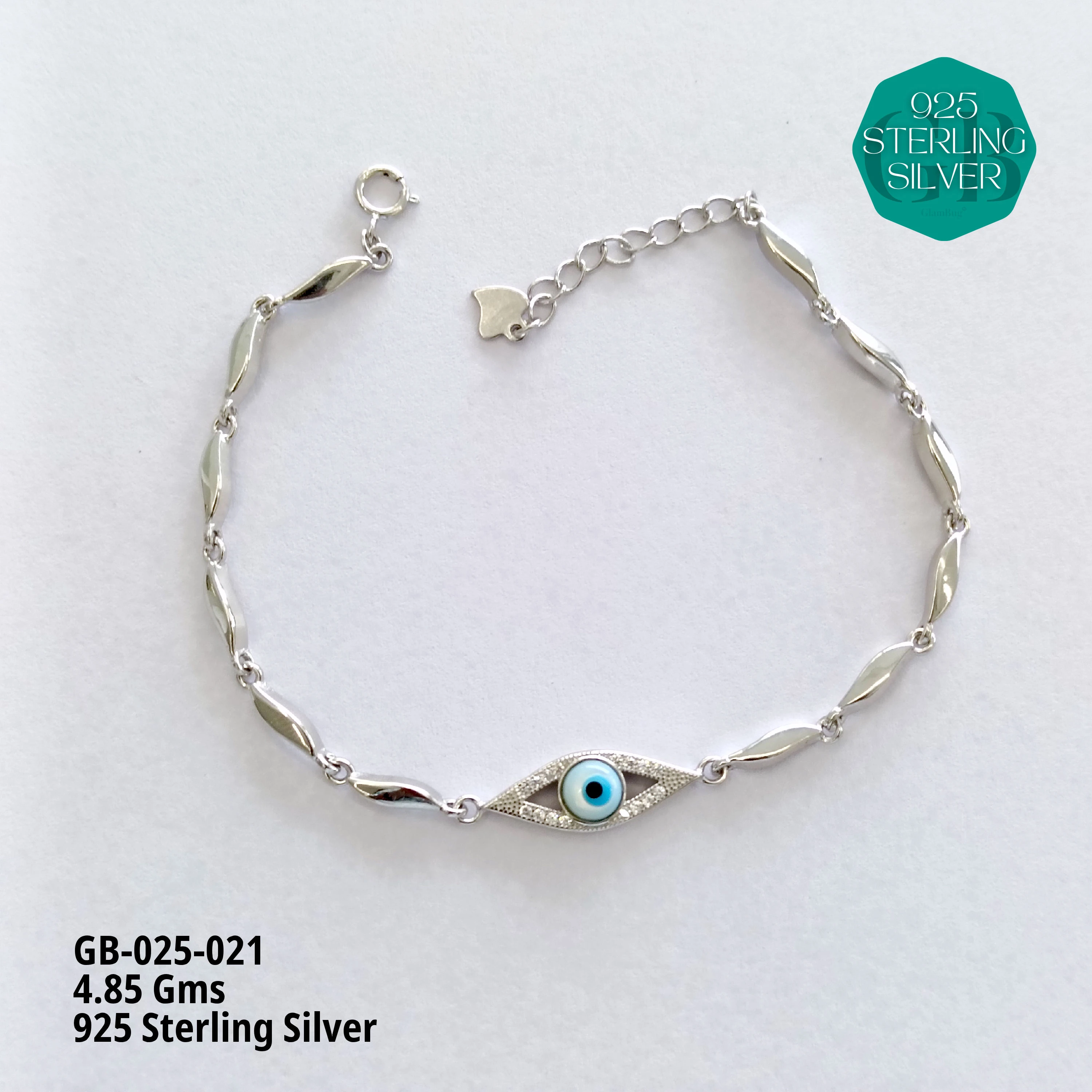 ITALY CNC BRACELETS - MEN - Premium 925 Silver Jewellery - SKU: GB-025-021 - Hyderabad Silver Importers