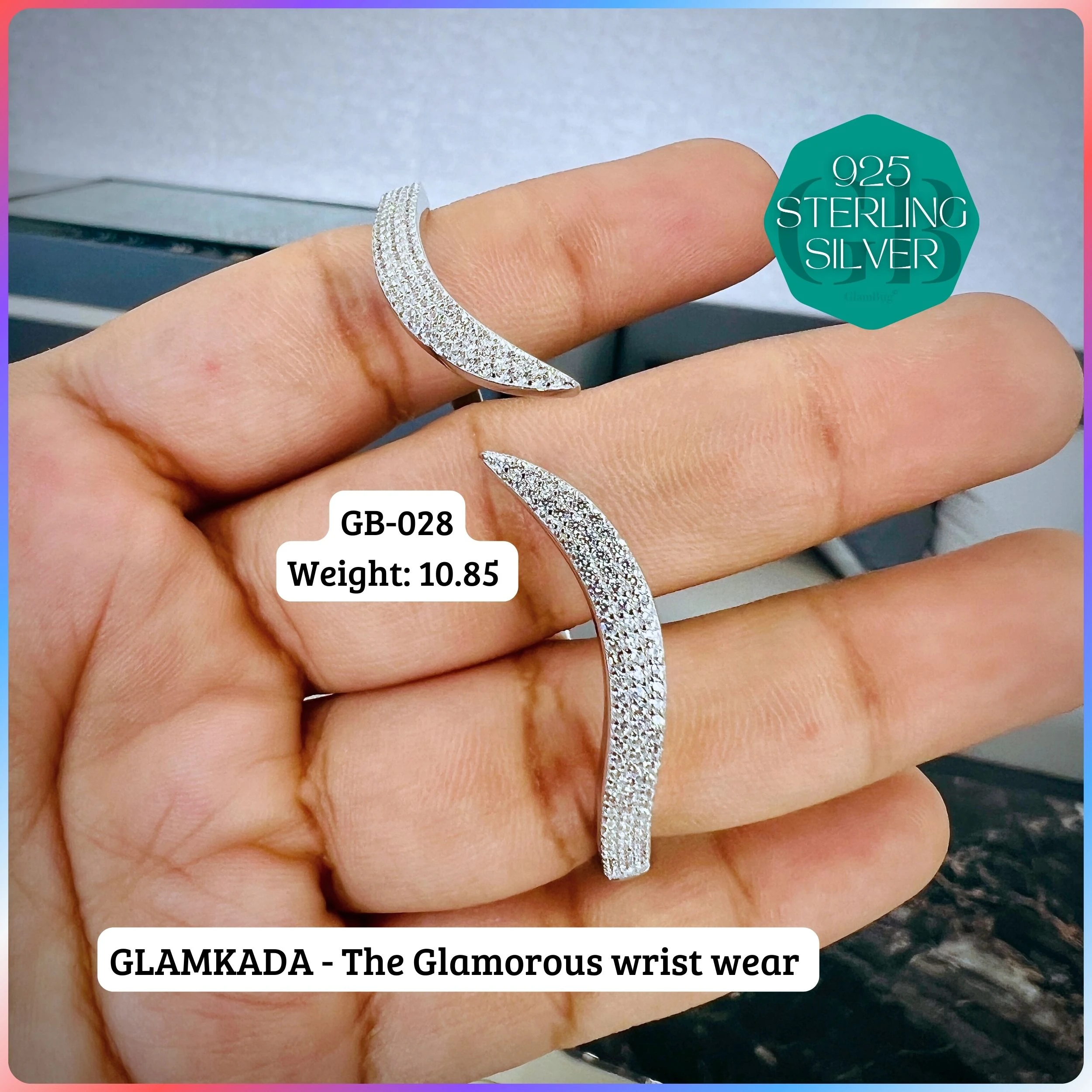 GLAM KADA - Premium 925 Silver Jewellery - SKU: GB-028-031 - Hyderabad Silver Importers