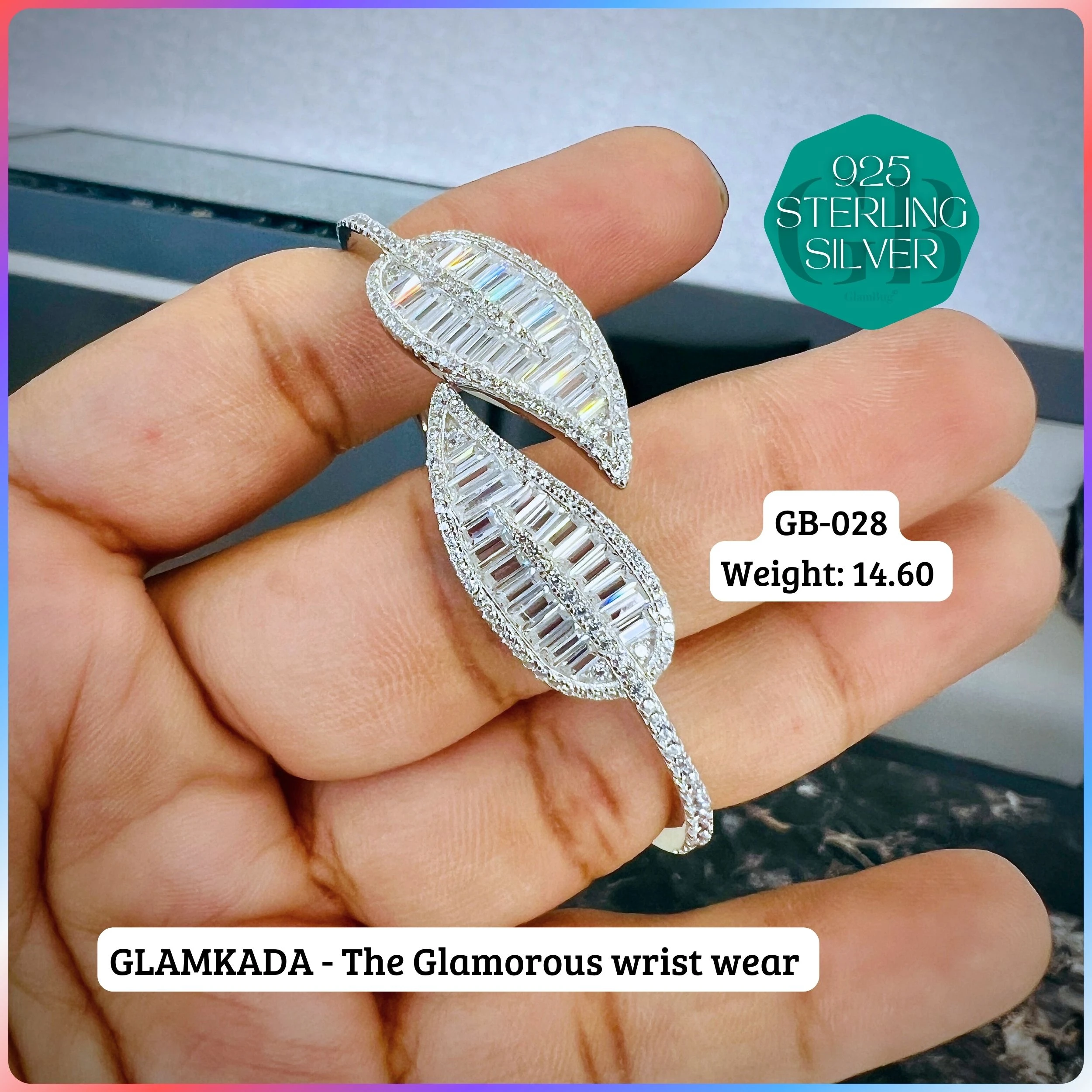 GLAM KADA - Premium 925 Silver Jewellery - SKU: GB-028-033 - Hyderabad Silver Importers