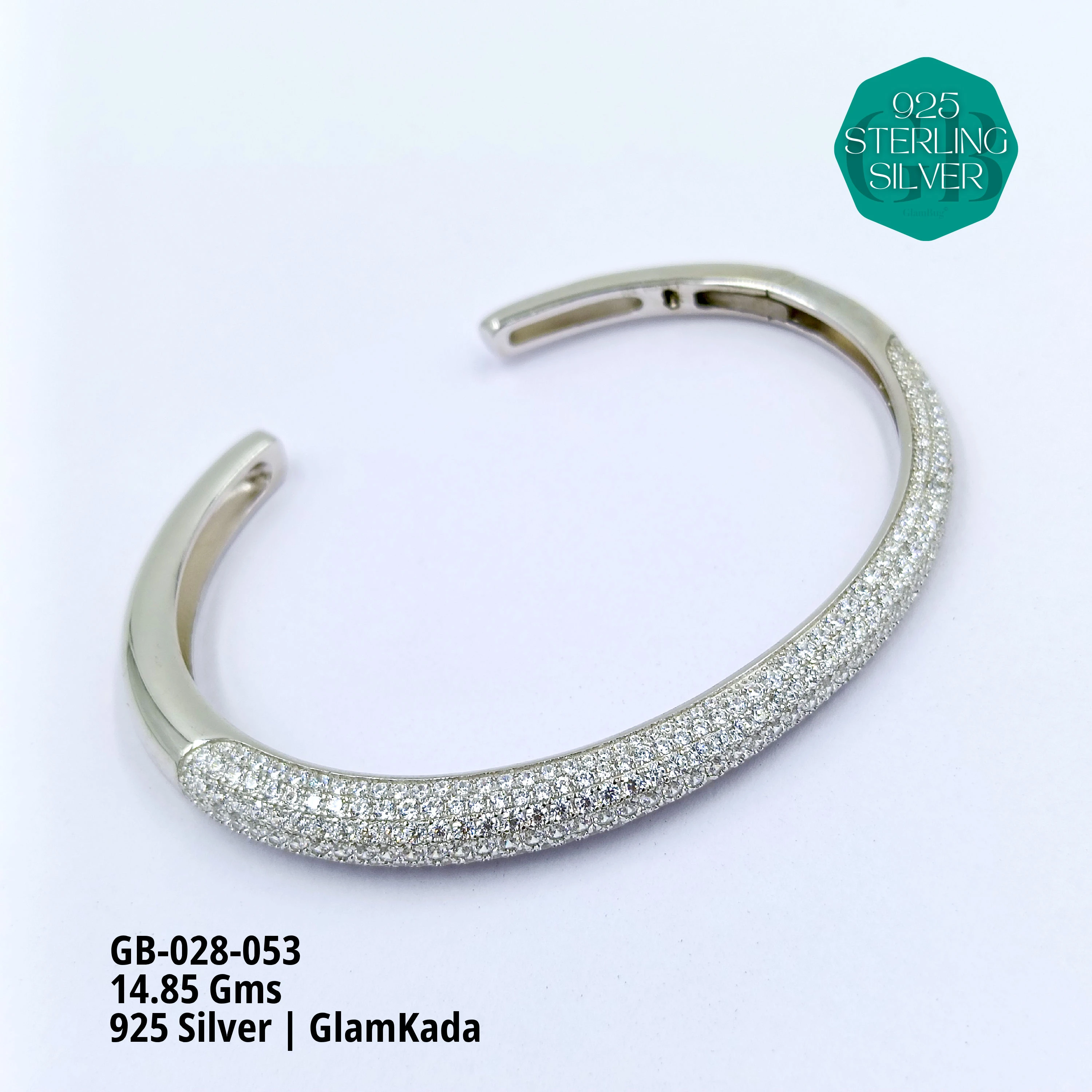 GLAM KADA - Premium 925 Silver Jewellery - SKU: GB-028-053 - Hyderabad Silver Importers