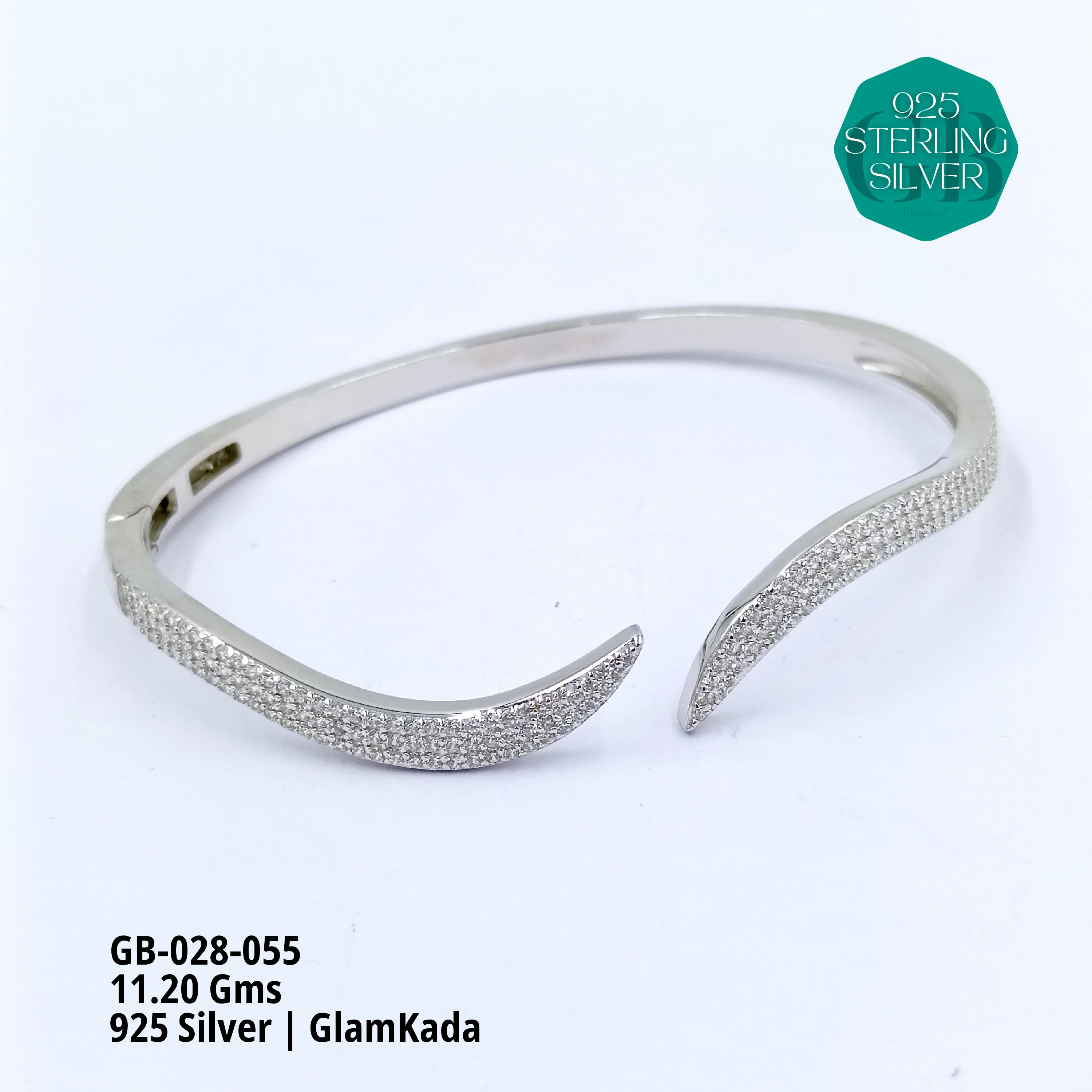 GLAM KADA - Premium 925 Silver Jewellery - SKU: GB-028-055 - Hyderabad Silver Importers