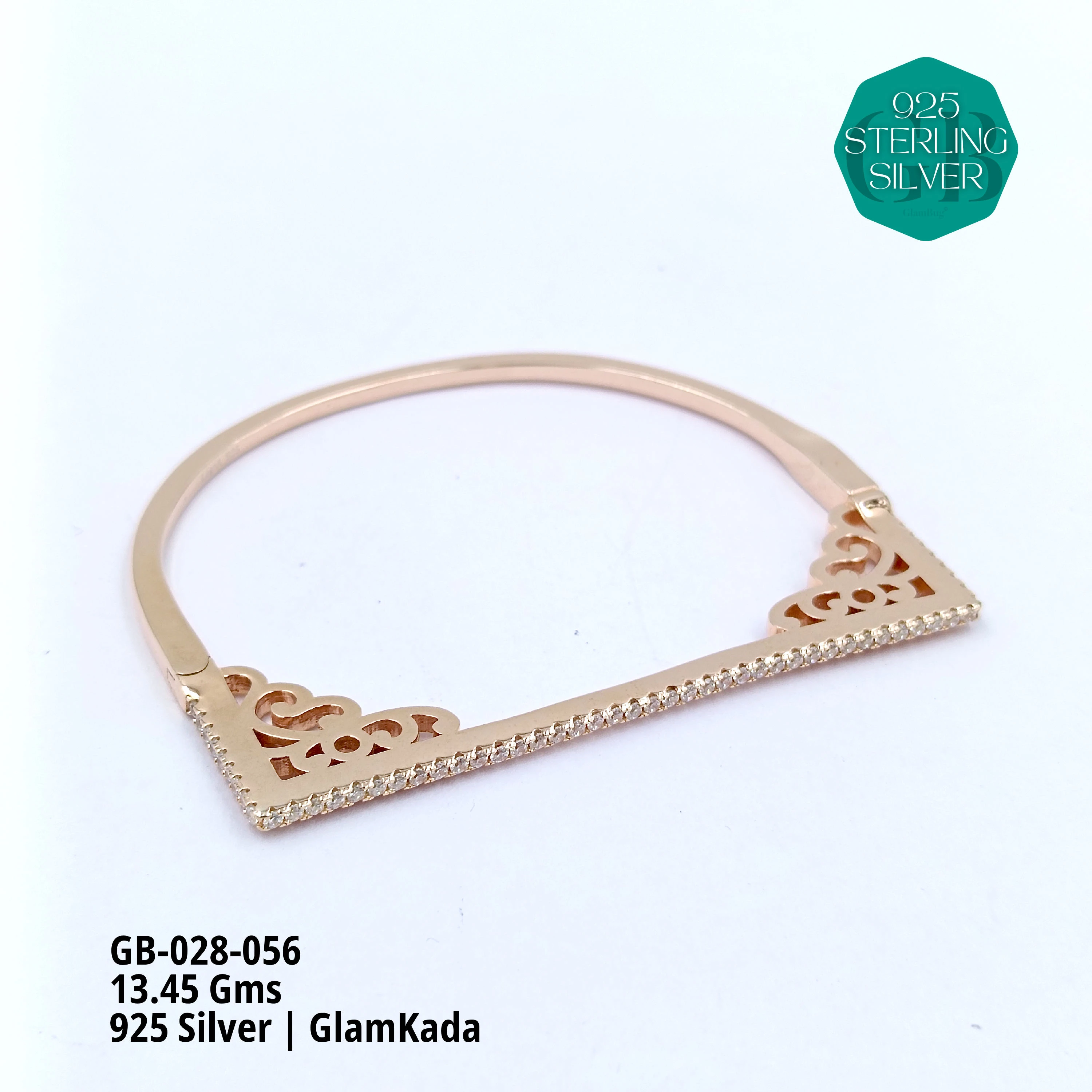 GLAM KADA - Premium 925 Silver Jewellery - SKU: GB-028-056 - Hyderabad Silver Importers