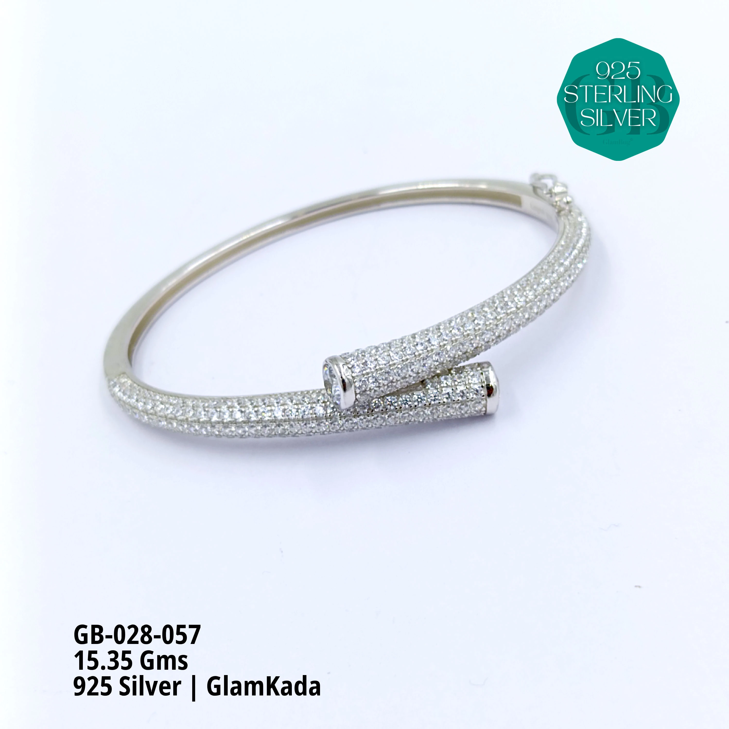 GLAM KADA - Premium 925 Silver Jewellery - SKU: GB-028-057 - Hyderabad Silver Importers