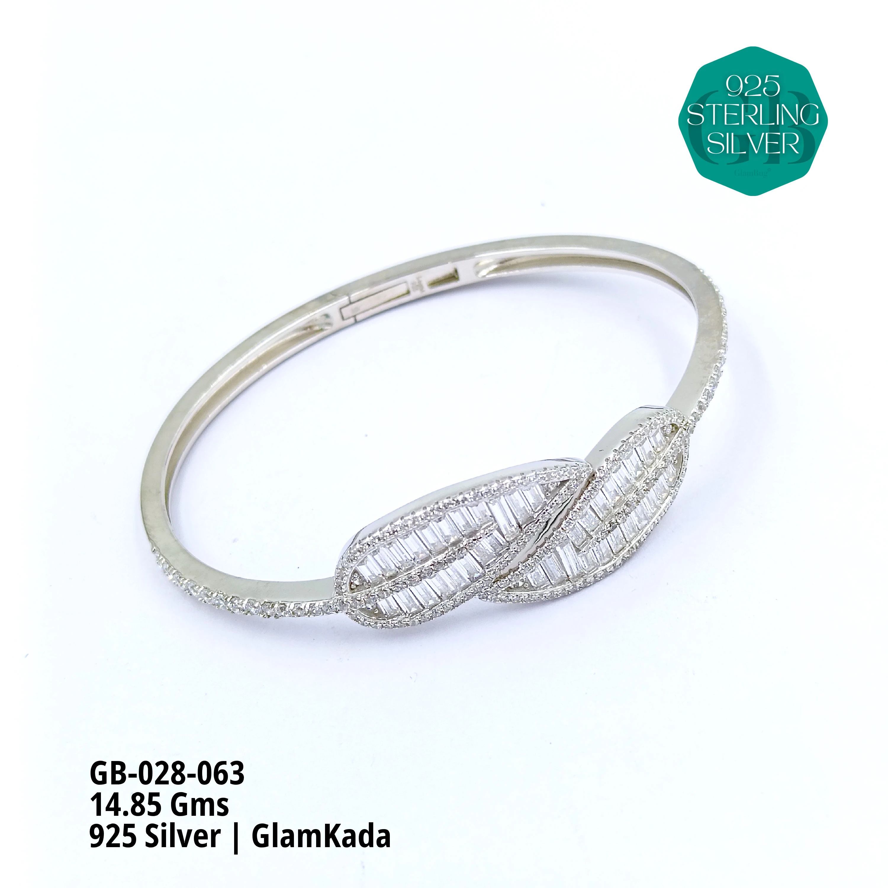 GLAM KADA - Premium 925 Silver Jewellery - SKU: GB-028-063 - Hyderabad Silver Importers
