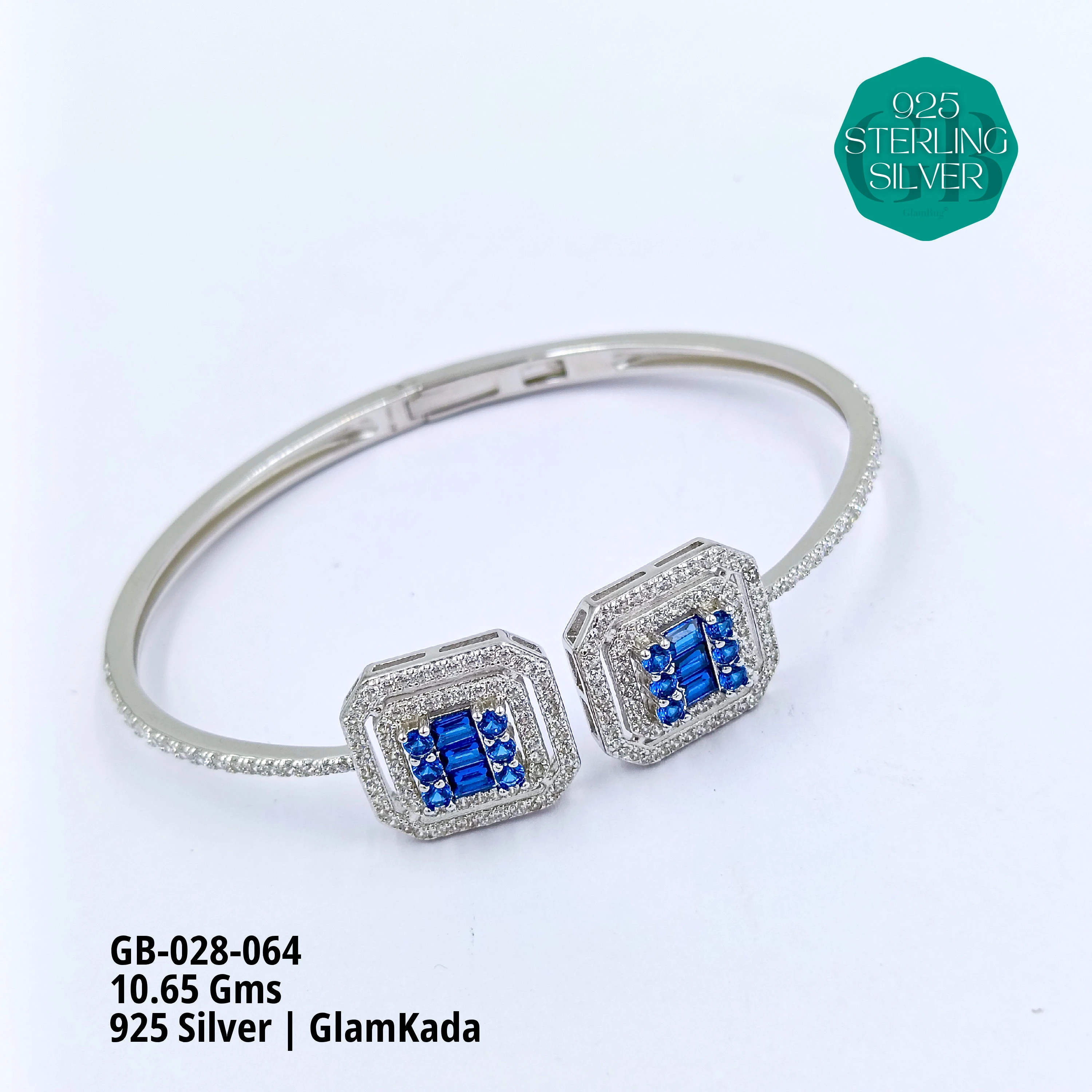 GLAM KADA - Premium 925 Silver Jewellery - SKU: GB-028-064 - Hyderabad Silver Importers