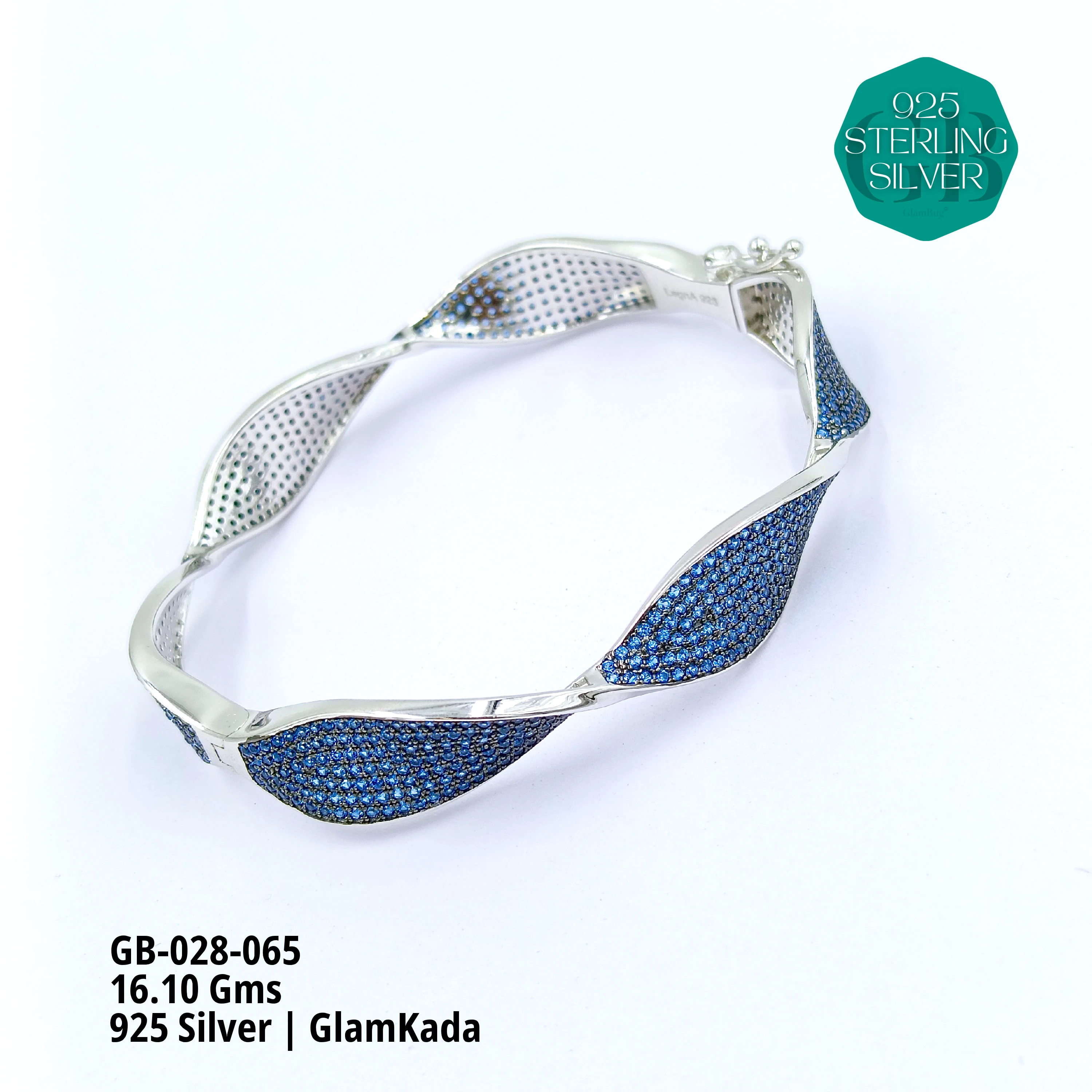 GLAM KADA - Premium 925 Silver Jewellery - SKU: GB-028-065 - Hyderabad Silver Importers