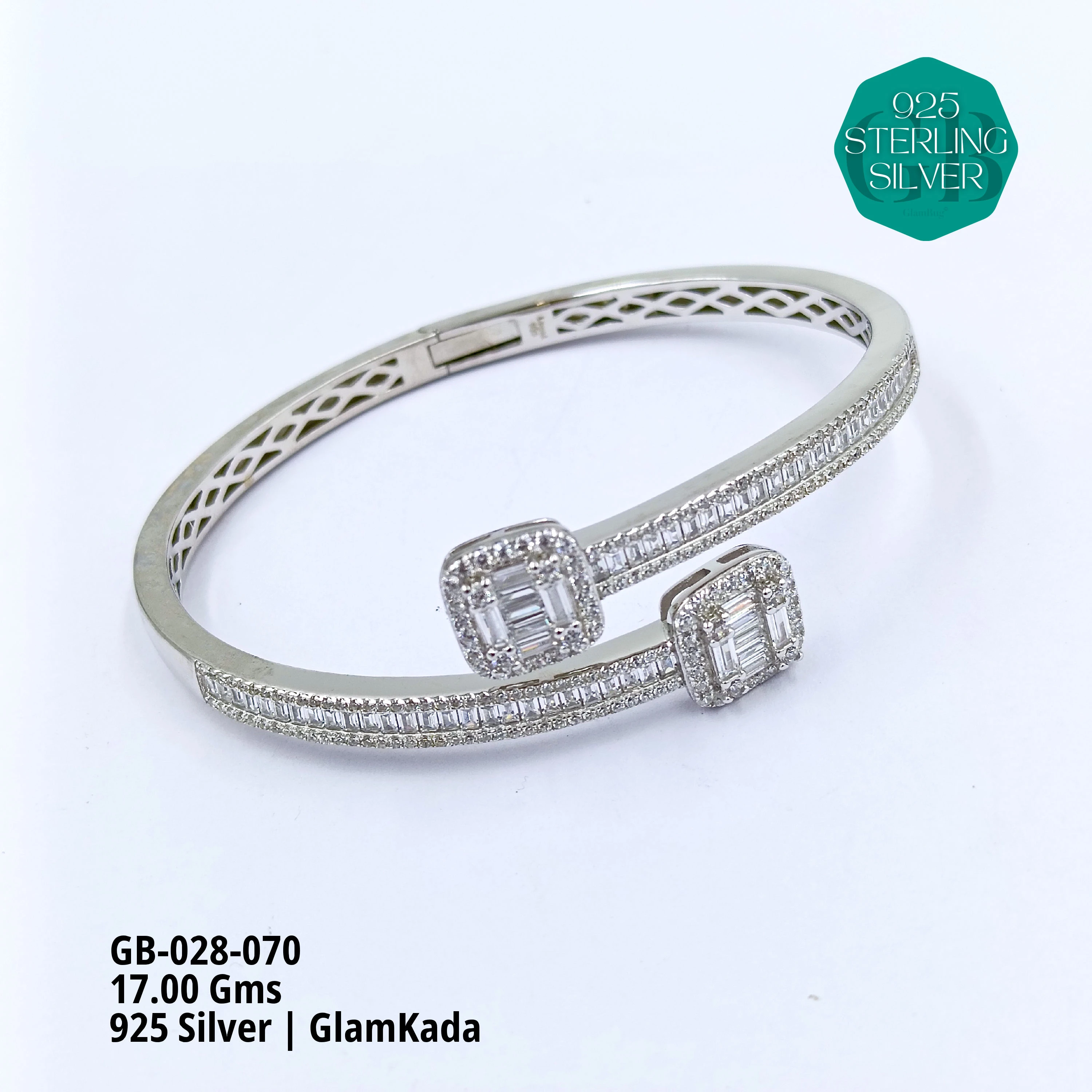 GLAM KADA - Premium 925 Silver Jewellery - SKU: GB-028-070 - Hyderabad Silver Importers