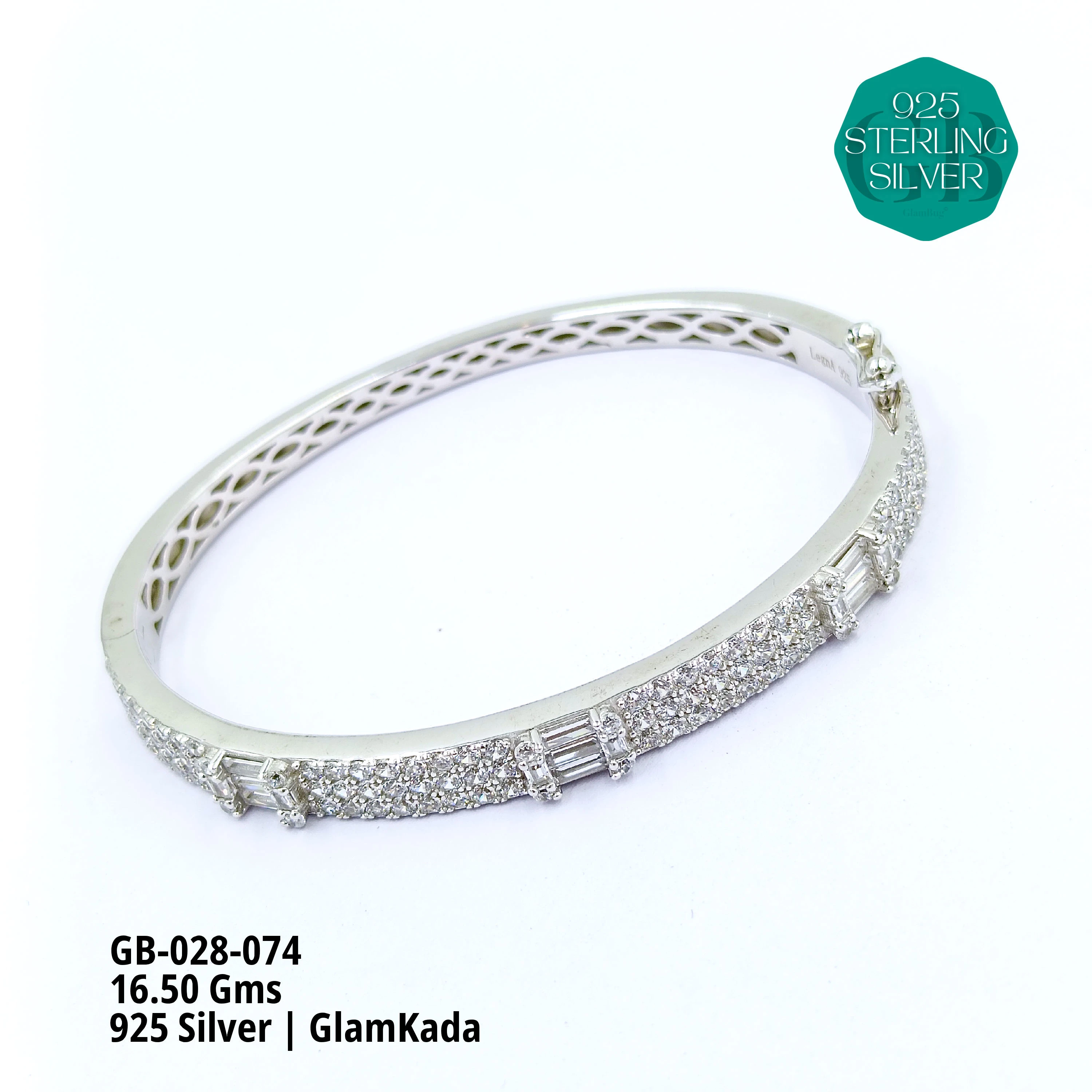 GLAM KADA - Premium 925 Silver Jewellery - SKU: GB-028-074 - Hyderabad Silver Importers