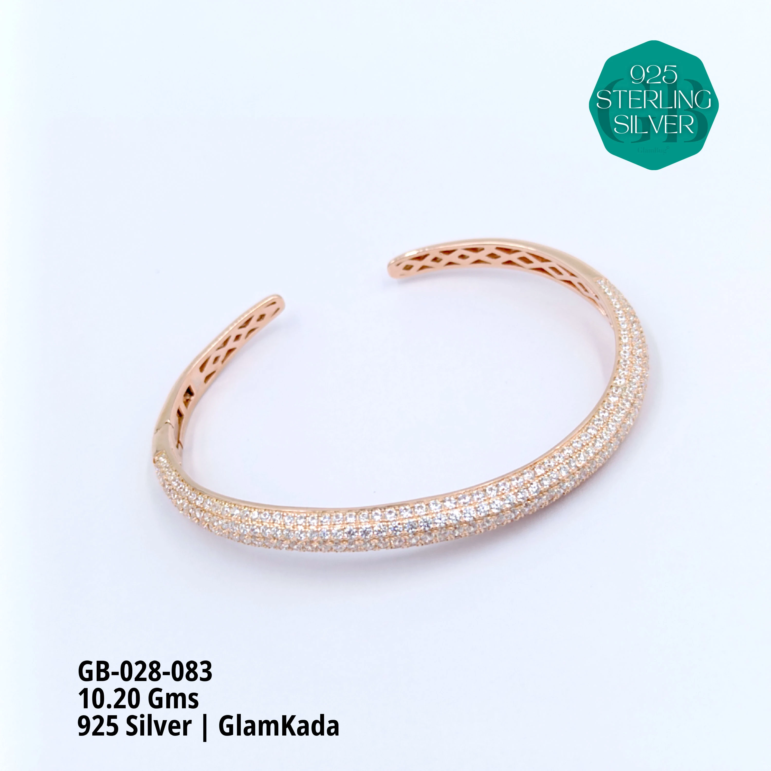 GLAM KADA - Premium 925 Silver Jewellery - SKU: GB-028-083 - Hyderabad Silver Importers