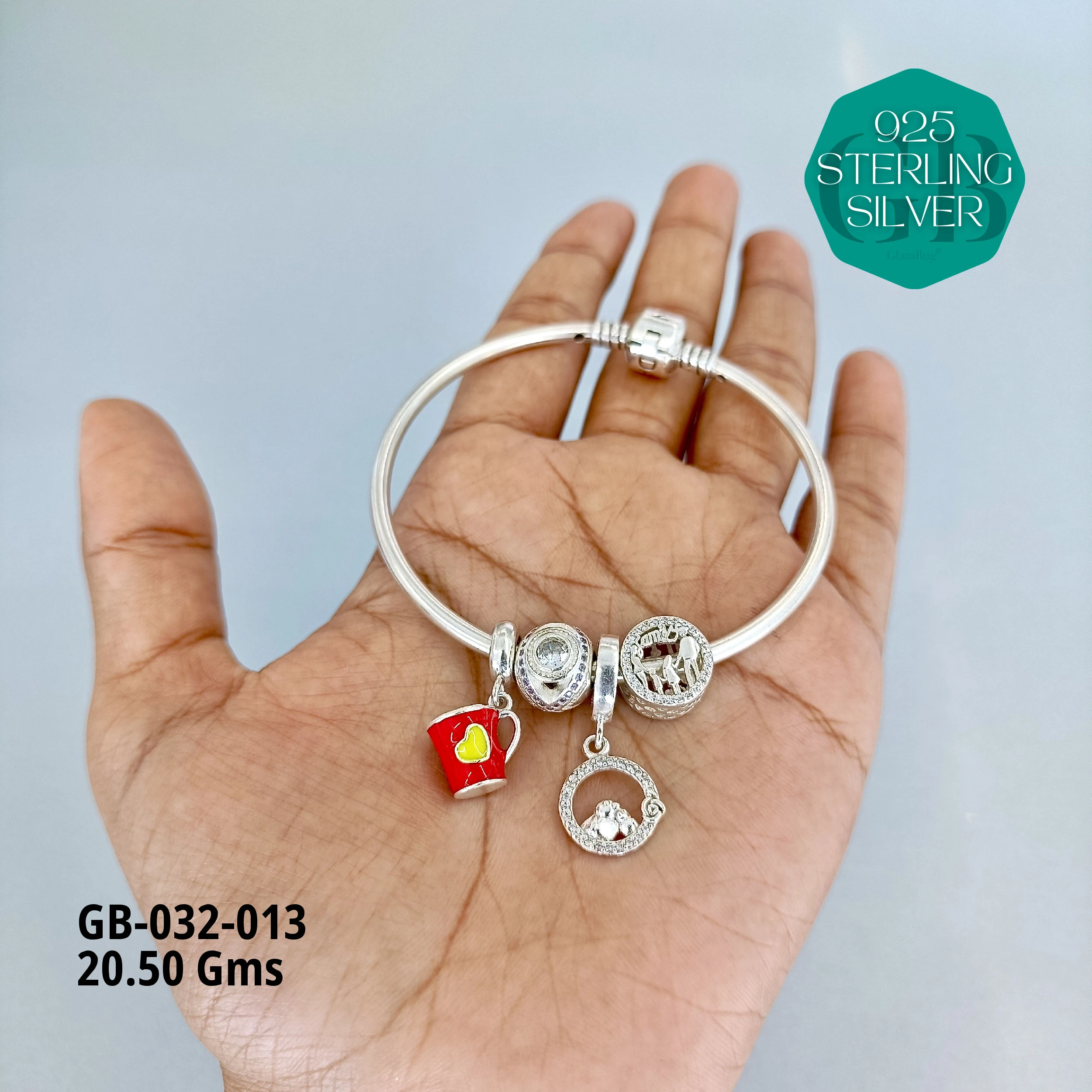 PANDORA BRACELETS - Premium 925 Silver Jewellery - SKU: GB-032-013 - Hyderabad Silver Importers