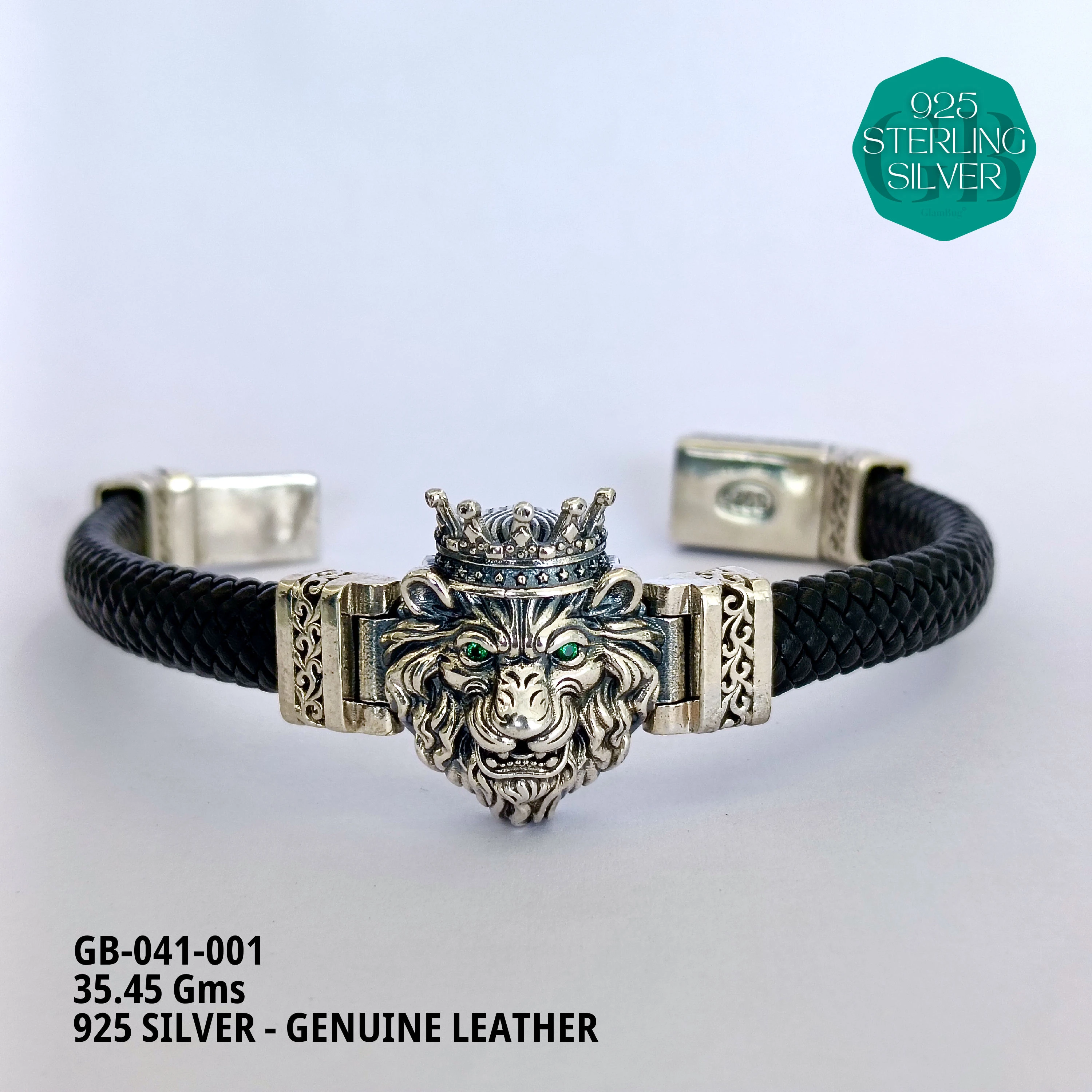 MICRO ADJUSTABLE BRACELETS - Premium 925 Silver Jewellery - SKU: GB-041-001 - Hyderabad Silver Importers