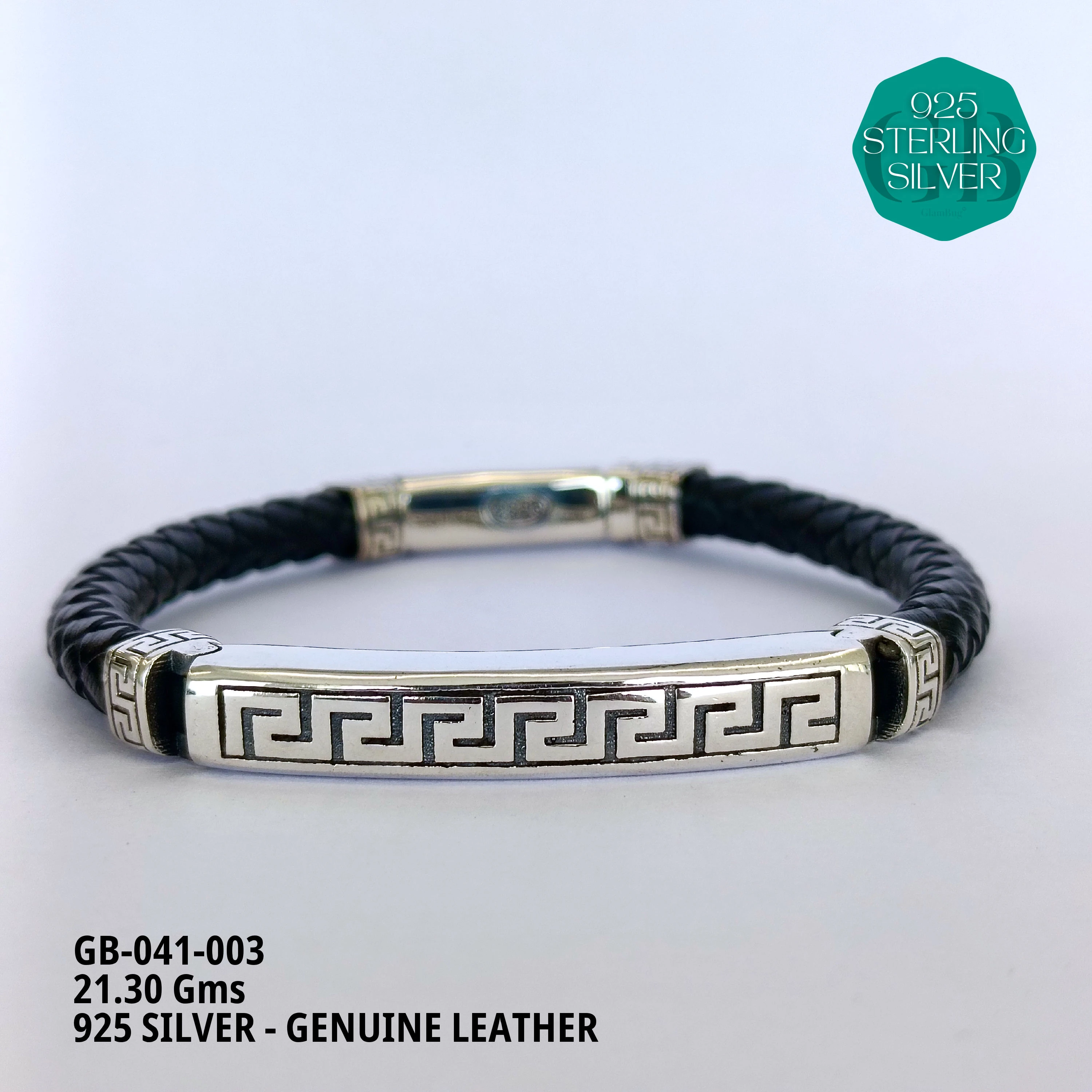 MICRO ADJUSTABLE BRACELETS - Premium 925 Silver Jewellery - SKU: GB-041-003 - Hyderabad Silver Importers