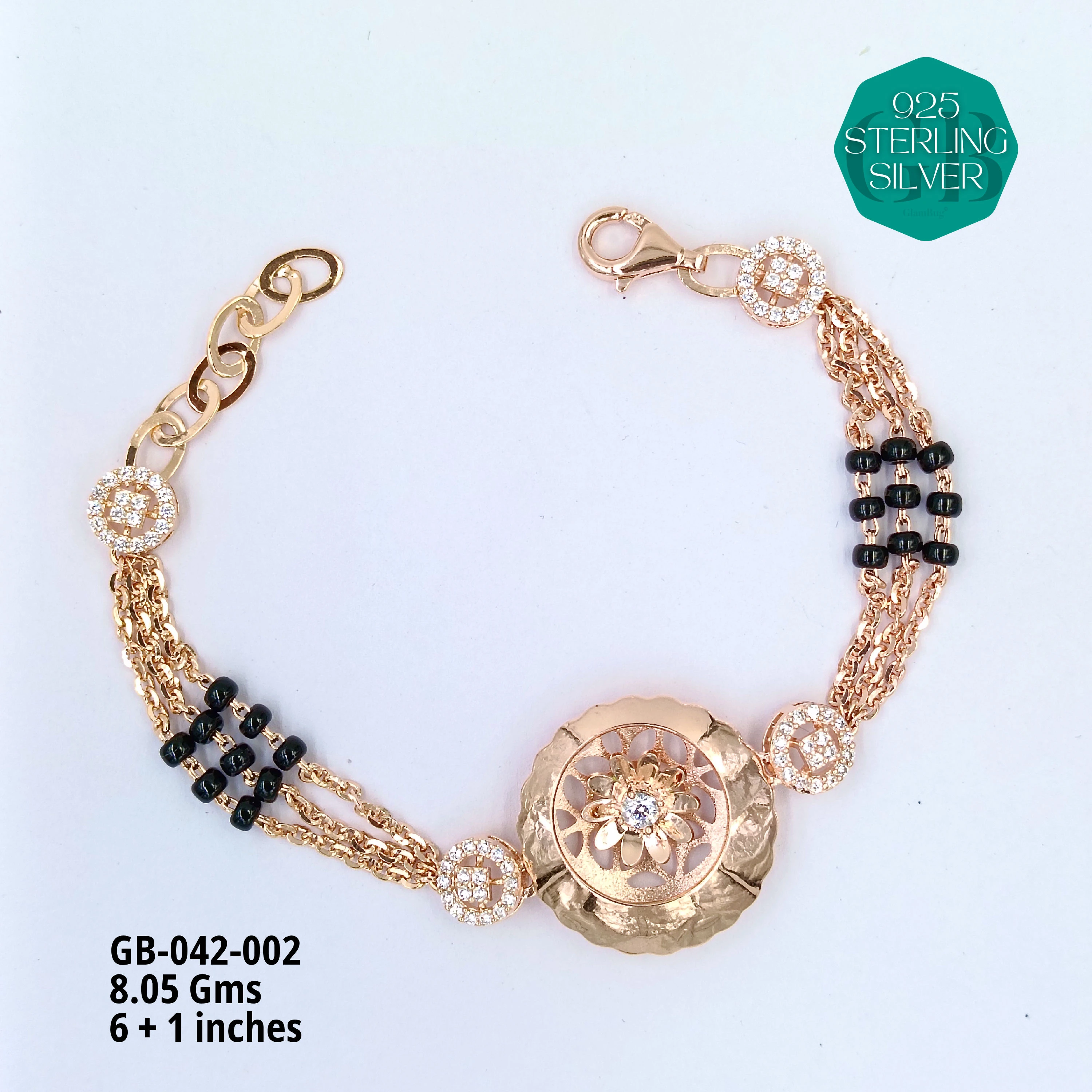 ITALY CNC HAND MANGALSUTRA - Premium 925 Silver Jewellery - SKU: GB-042-002 - Hyderabad Silver Importers