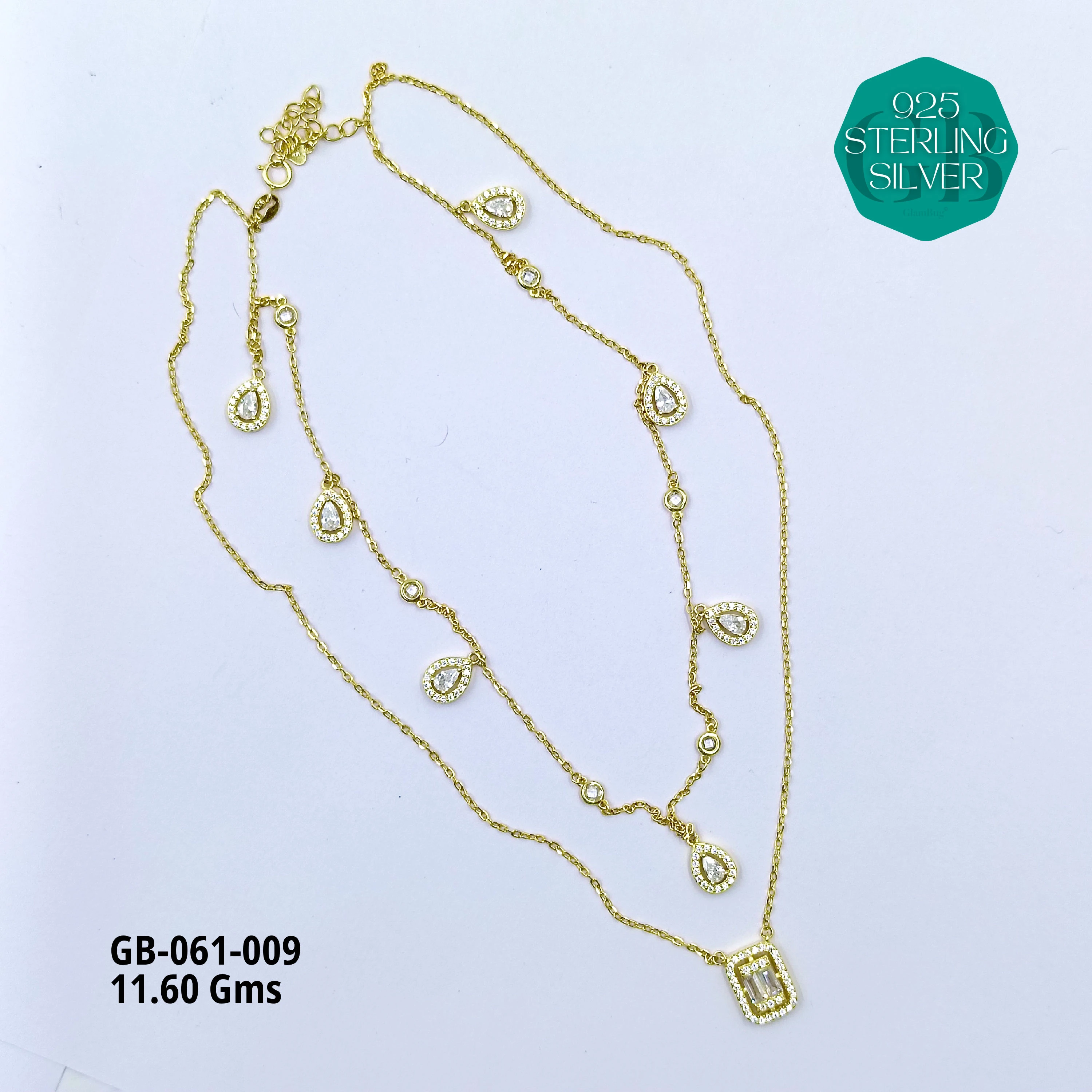 PREMIUM CHAINS DOKIA - Premium 925 Silver Jewellery - SKU: GB-061-009 - Hyderabad Silver Importers