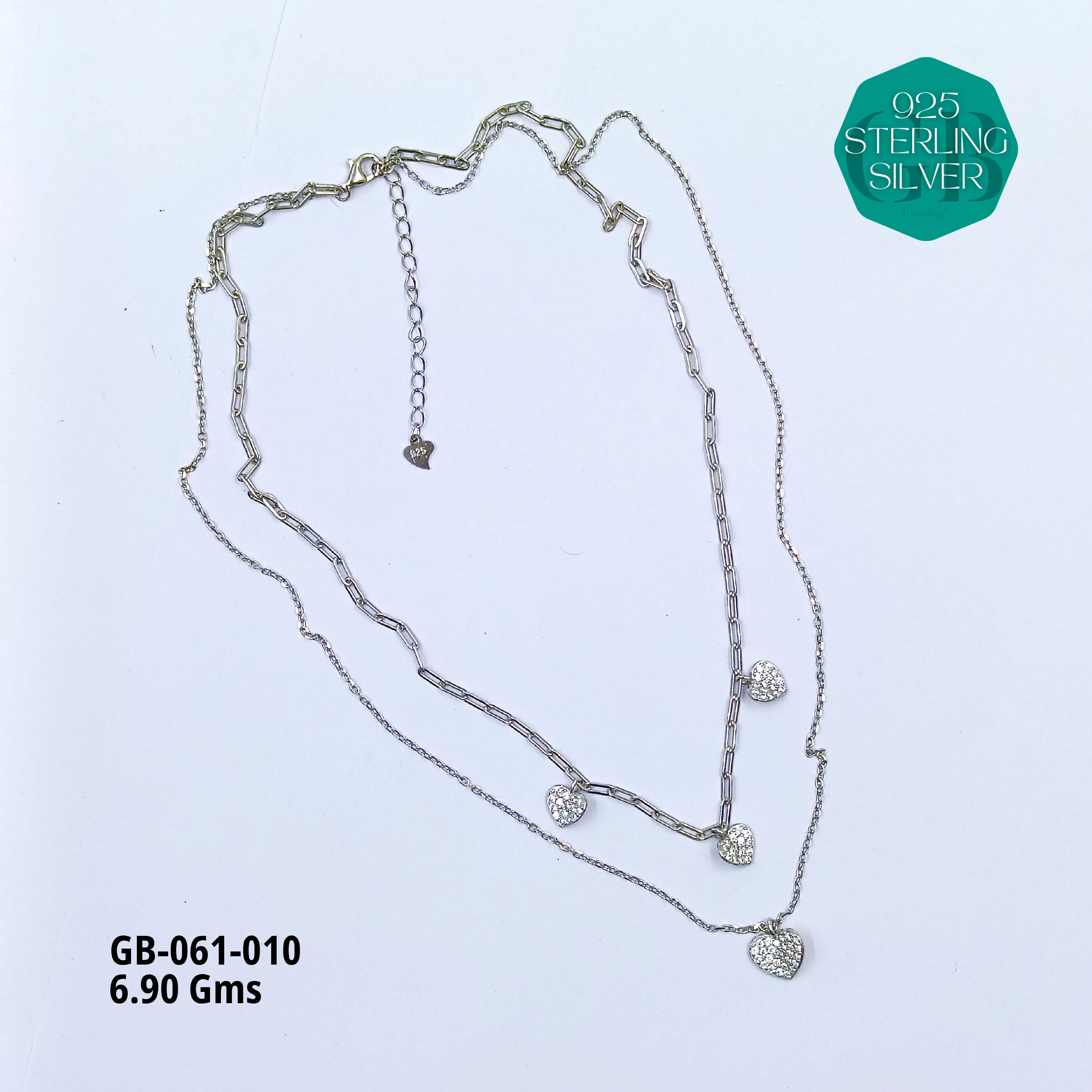 PREMIUM CHAINS DOKIA - Premium 925 Silver Jewellery - SKU: GB-061-010 - Hyderabad Silver Importers