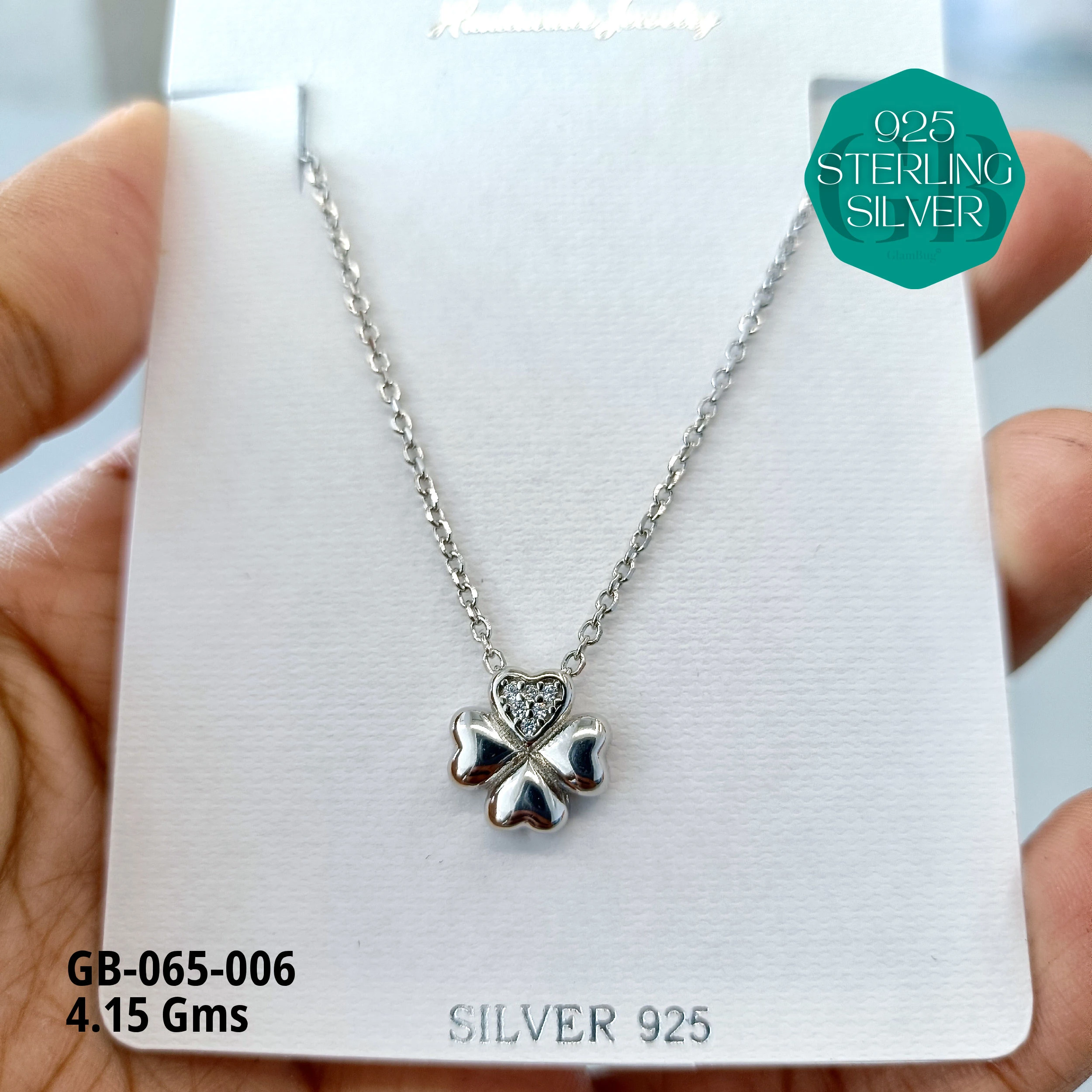 PREMIUM PEARLS + CZ DOKIYA CHAINS - Premium 925 Silver Jewellery - SKU: GB-065-006 - Hyderabad Silver Importers