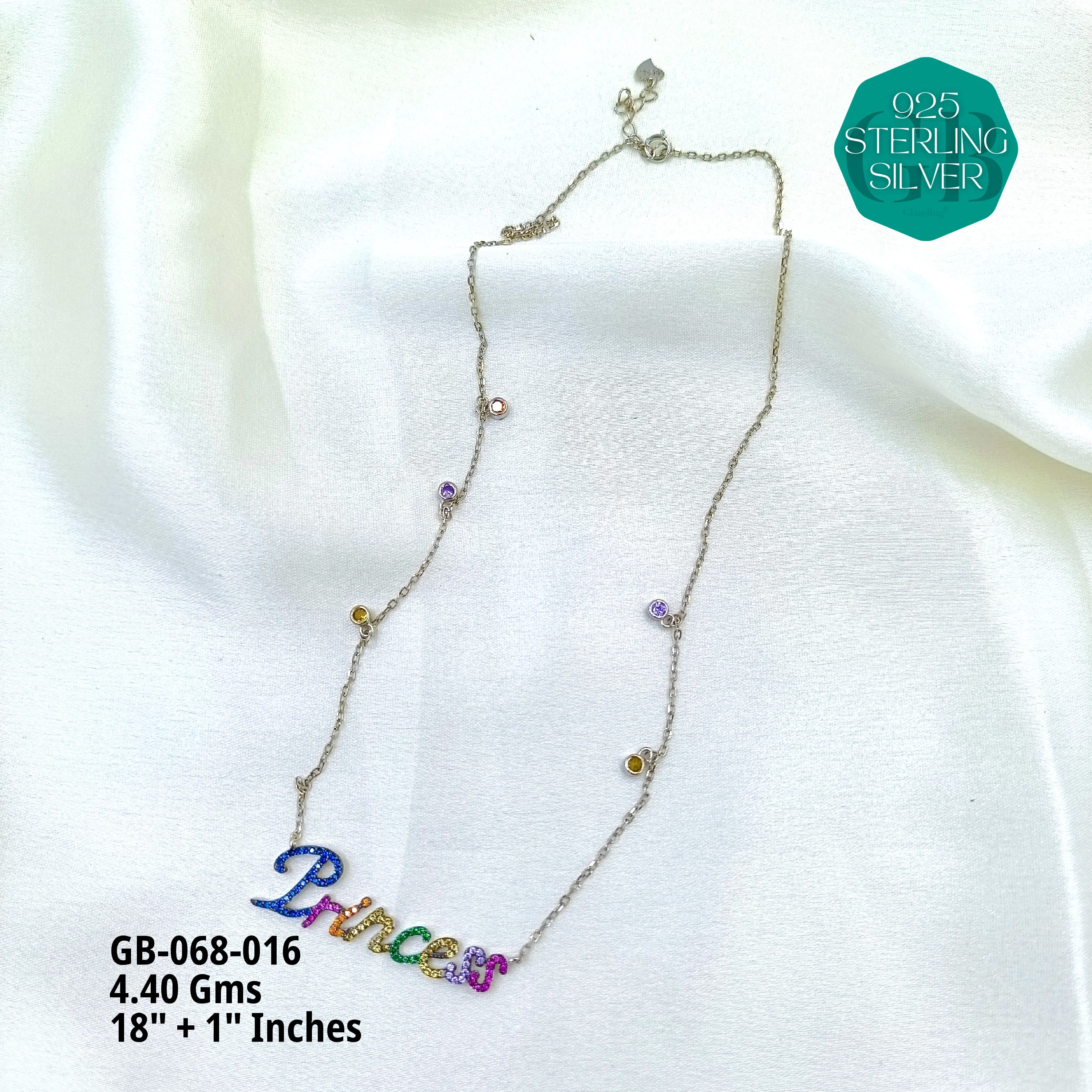 CHARMING ELEGANCE CHAINS - Premium 925 Silver Jewellery - SKU: GB-068-016 - Hyderabad Silver Importers