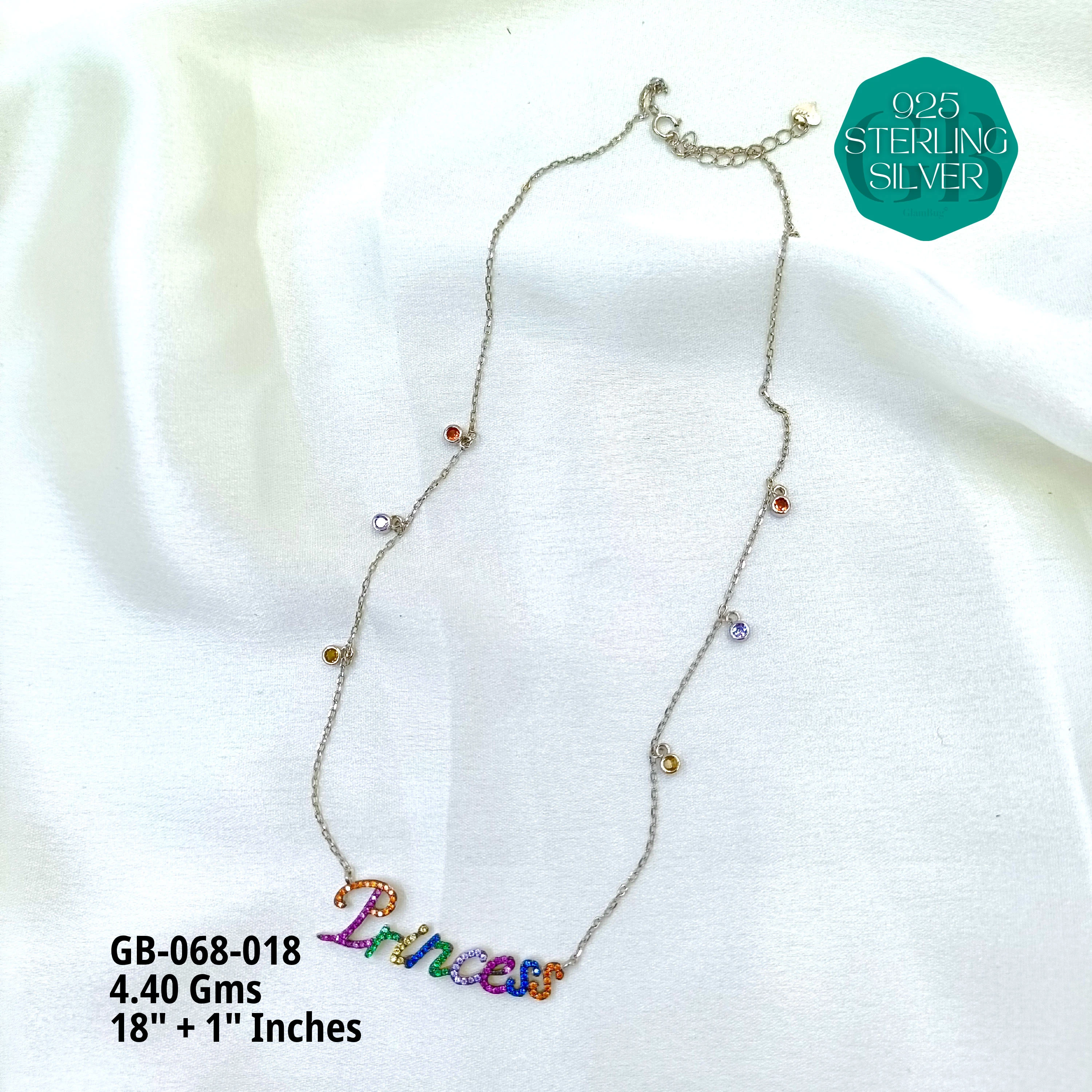 CHARMING ELEGANCE CHAINS - Premium 925 Silver Jewellery - SKU: GB-068-018 - Hyderabad Silver Importers