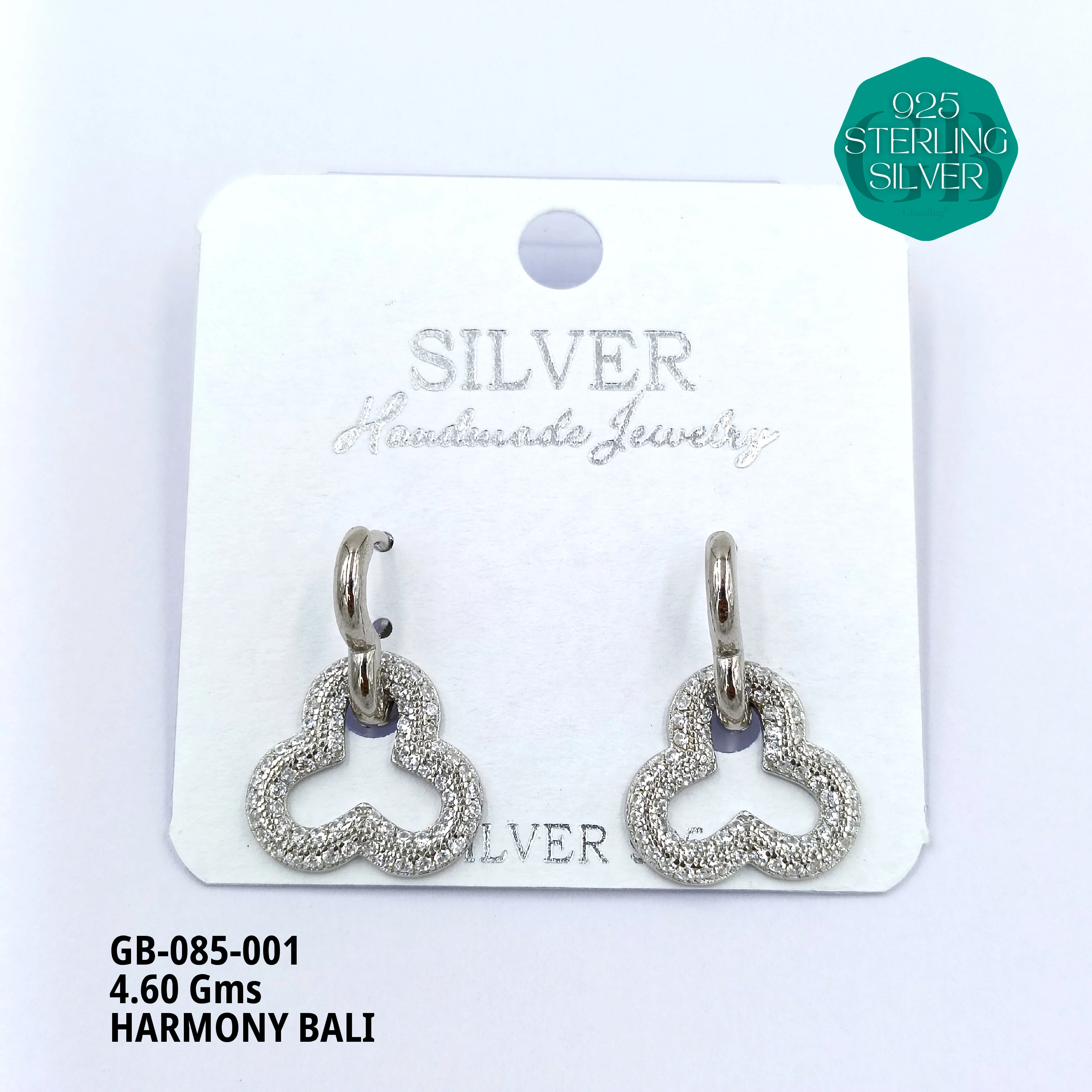 HARMONY BALI - Premium 925 Silver Jewellery - SKU: GB-085-001 - Hyderabad Silver Importers