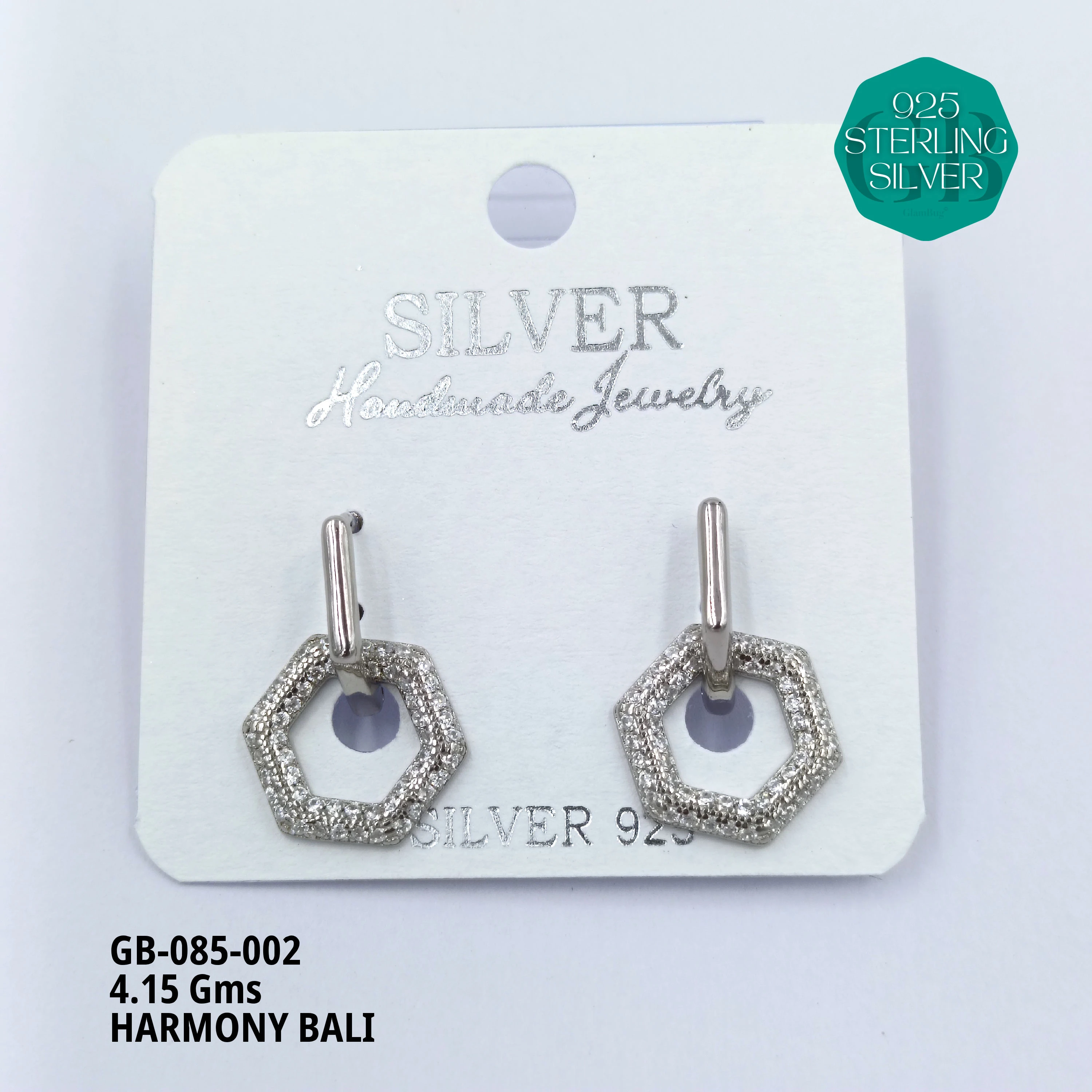 HARMONY BALI - Premium 925 Silver Jewellery - SKU: GB-085-002 - Hyderabad Silver Importers