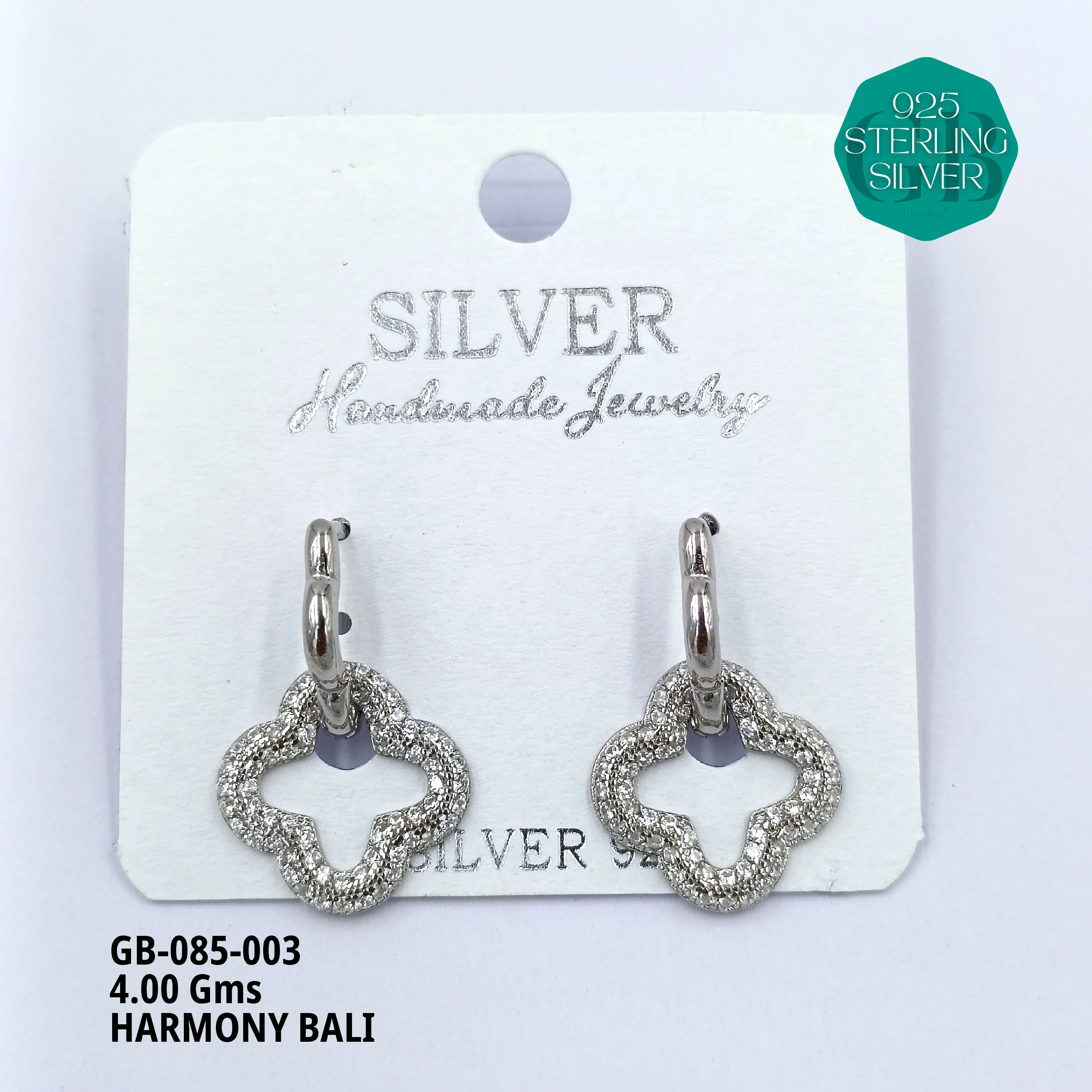 HARMONY BALI - Premium 925 Silver Jewellery - SKU: GB-085-003 - Hyderabad Silver Importers