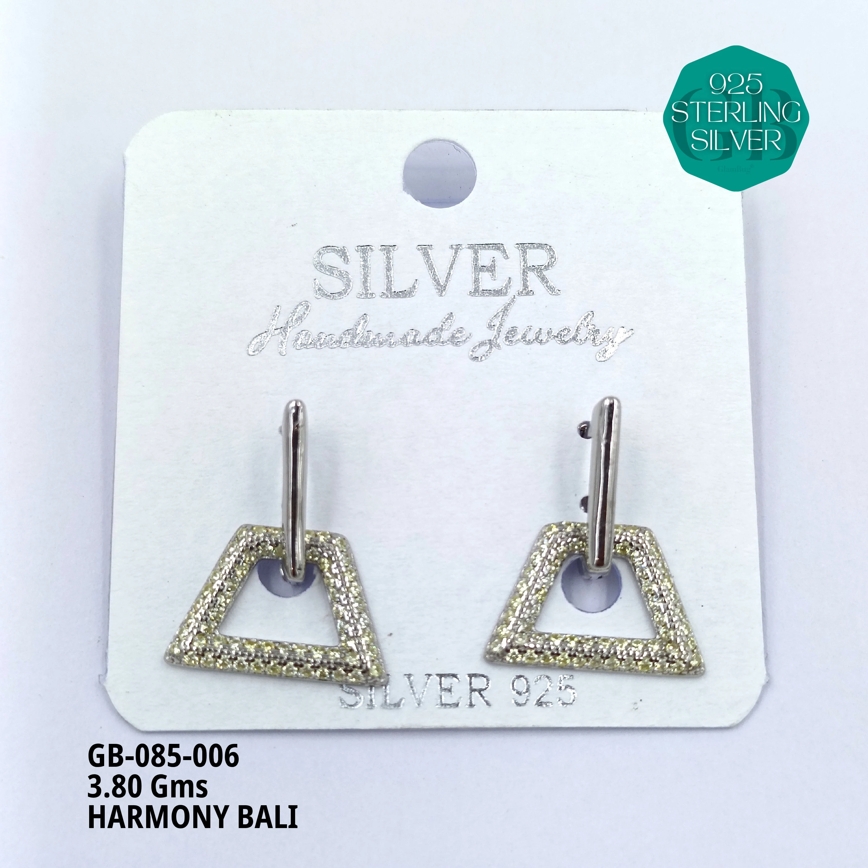HARMONY BALI - Premium 925 Silver Jewellery - SKU: GB-085-006 - Hyderabad Silver Importers