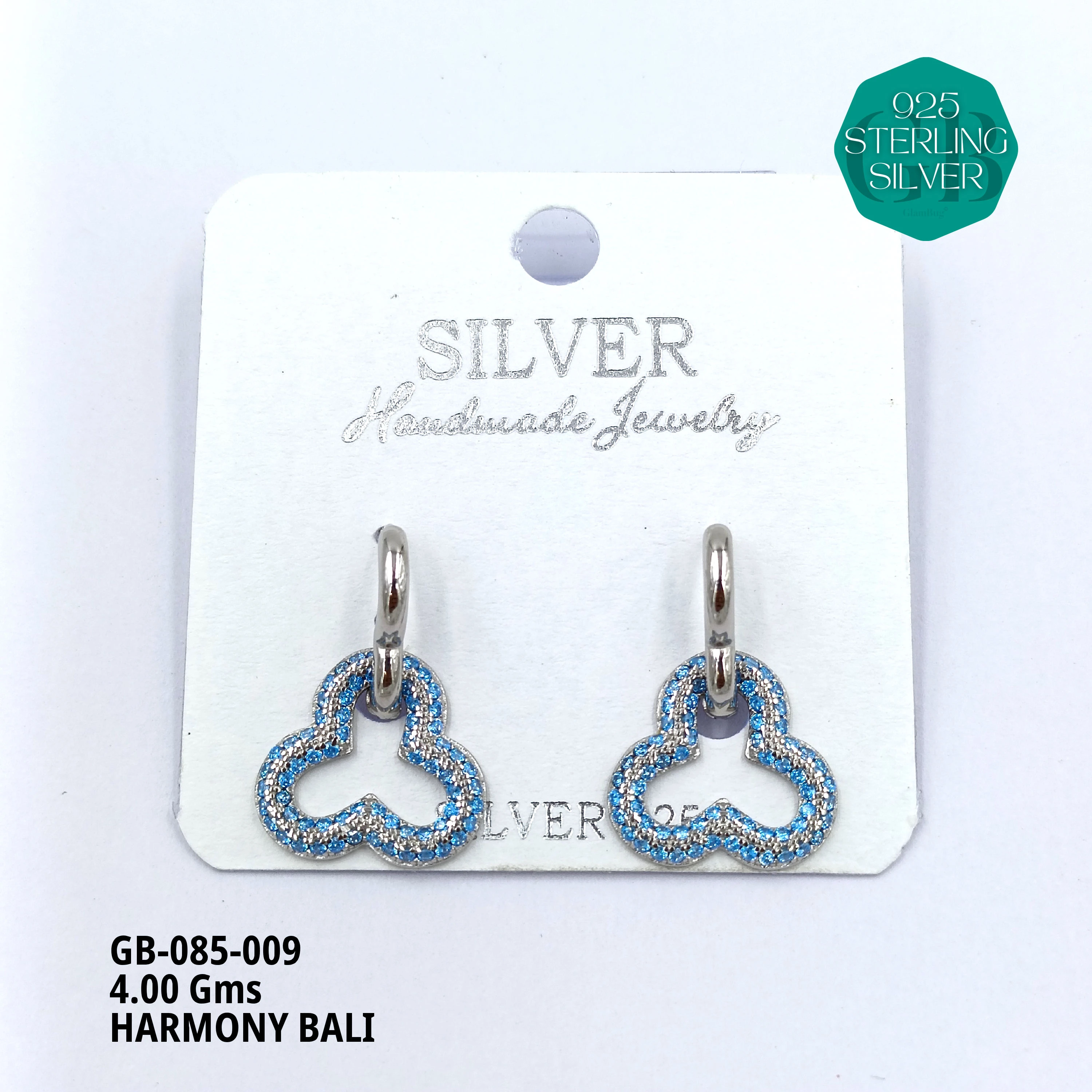 HARMONY BALI - Premium 925 Silver Jewellery - SKU: GB-085-009 - Hyderabad Silver Importers