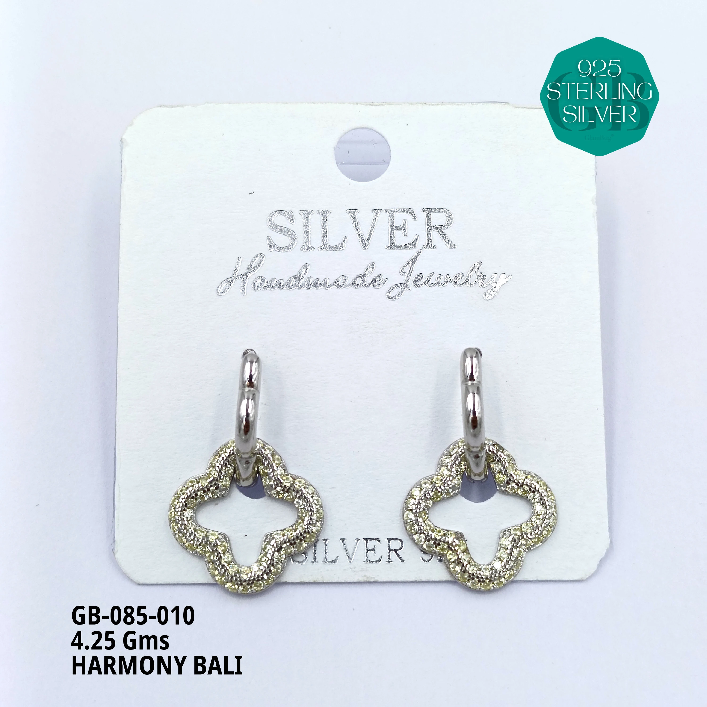 HARMONY BALI - Premium 925 Silver Jewellery - SKU: GB-085-010 - Hyderabad Silver Importers