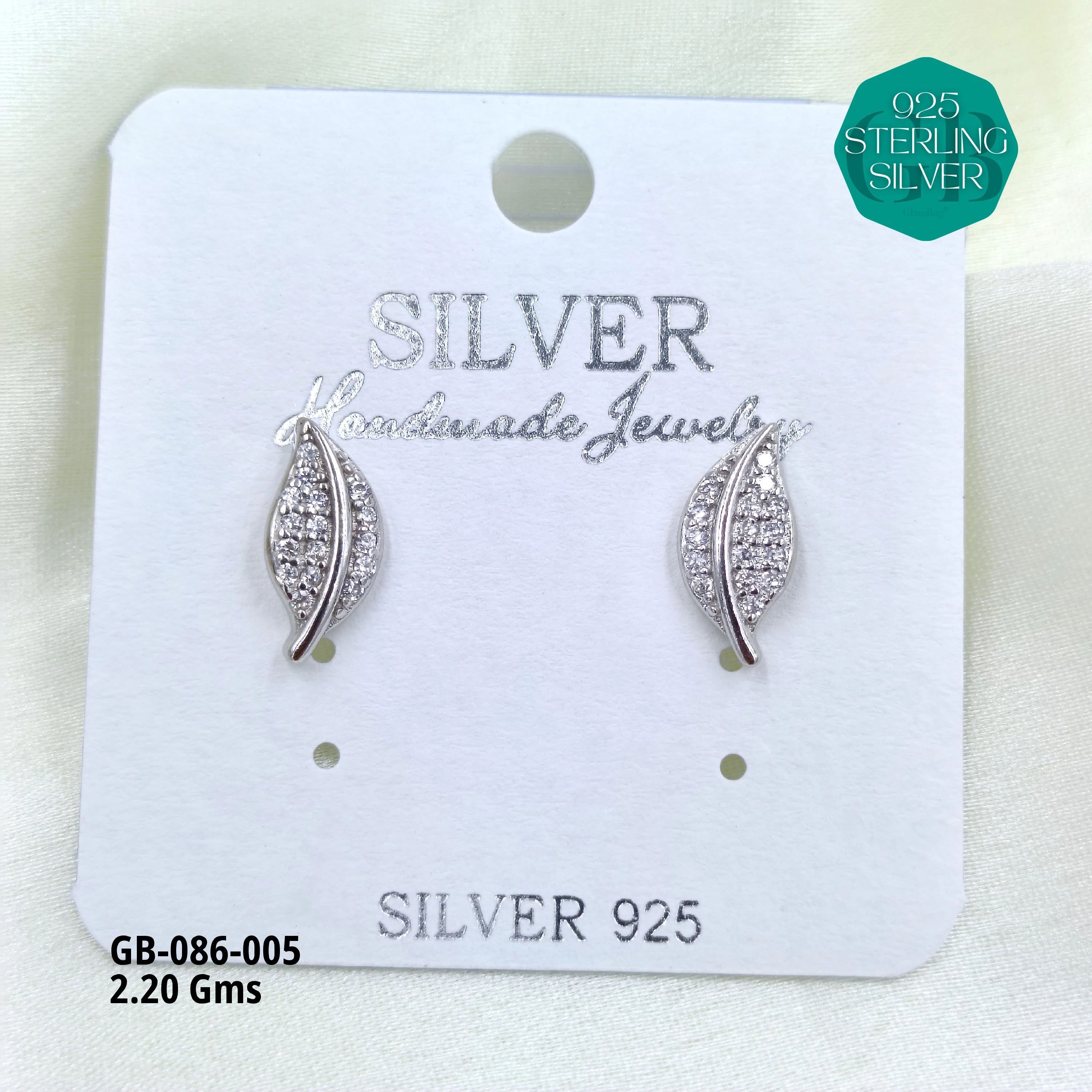 MICRO STUDS 2GMS - Premium 925 Silver Jewellery - SKU: GB-086-005 - Hyderabad Silver Importers