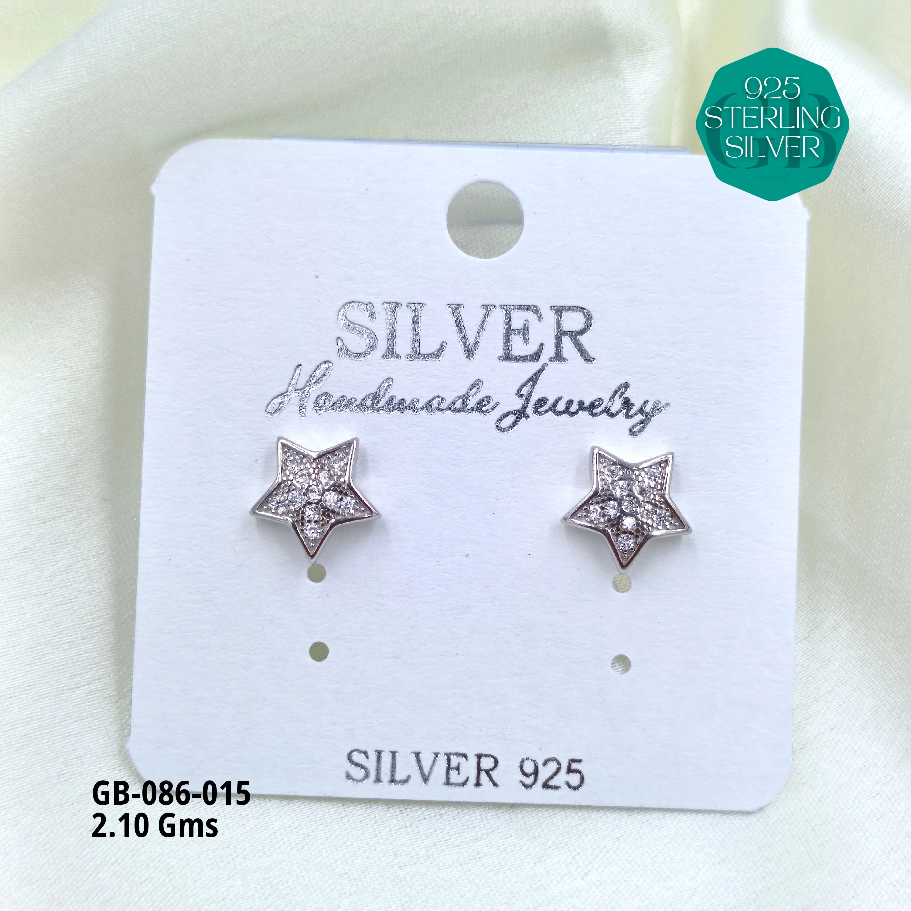 MICRO STUDS 2GMS - Premium 925 Silver Jewellery - SKU: GB-086-015 - Hyderabad Silver Importers