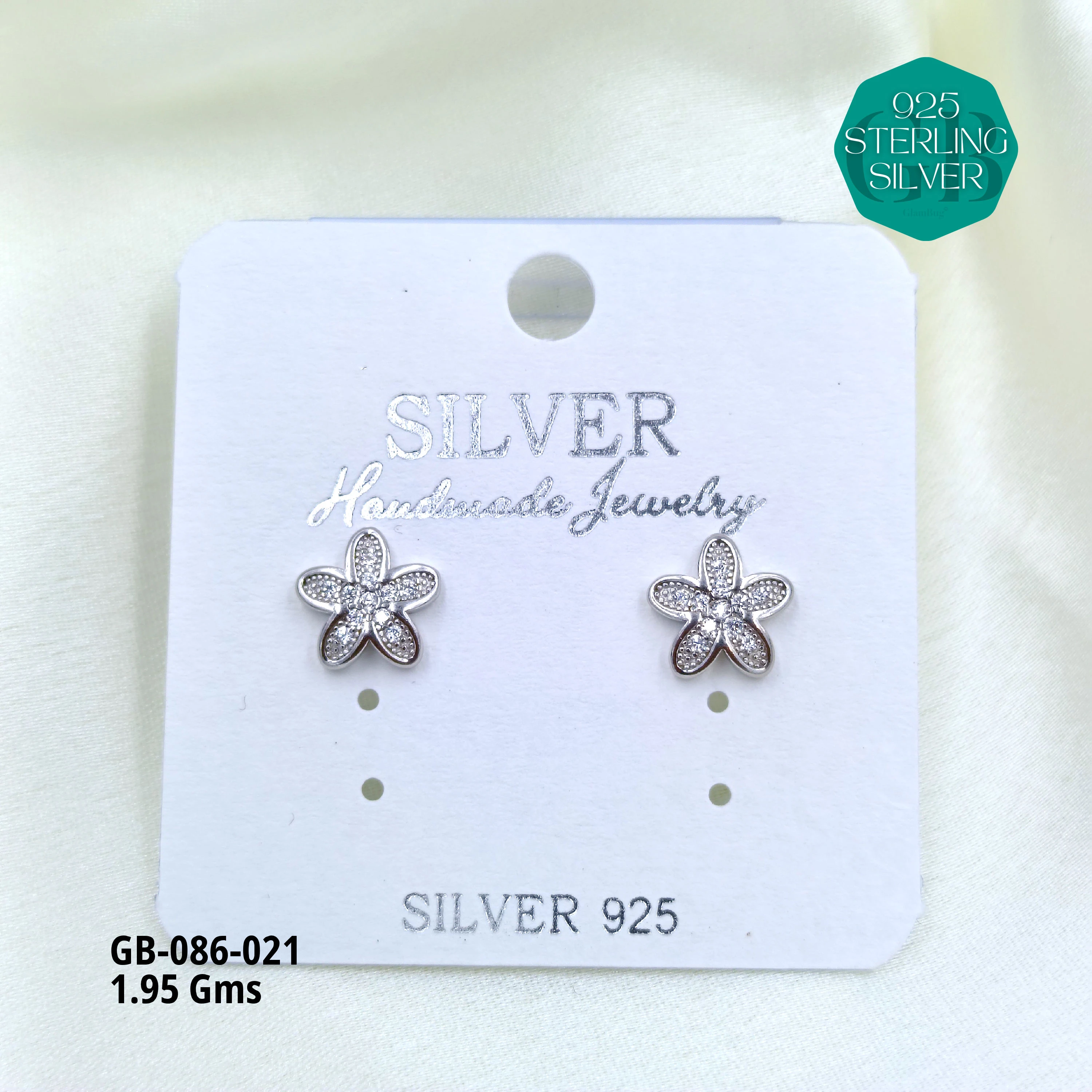 MICRO STUDS 2GMS - Premium 925 Silver Jewellery - SKU: GB-086-021 - Hyderabad Silver Importers
