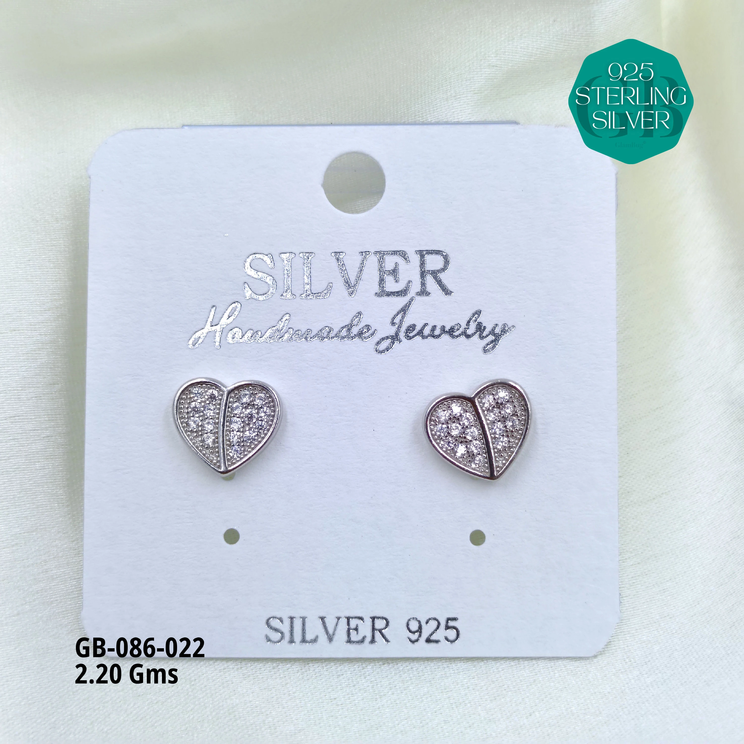 MICRO STUDS 2GMS - Premium 925 Silver Jewellery - SKU: GB-086-022 - Hyderabad Silver Importers