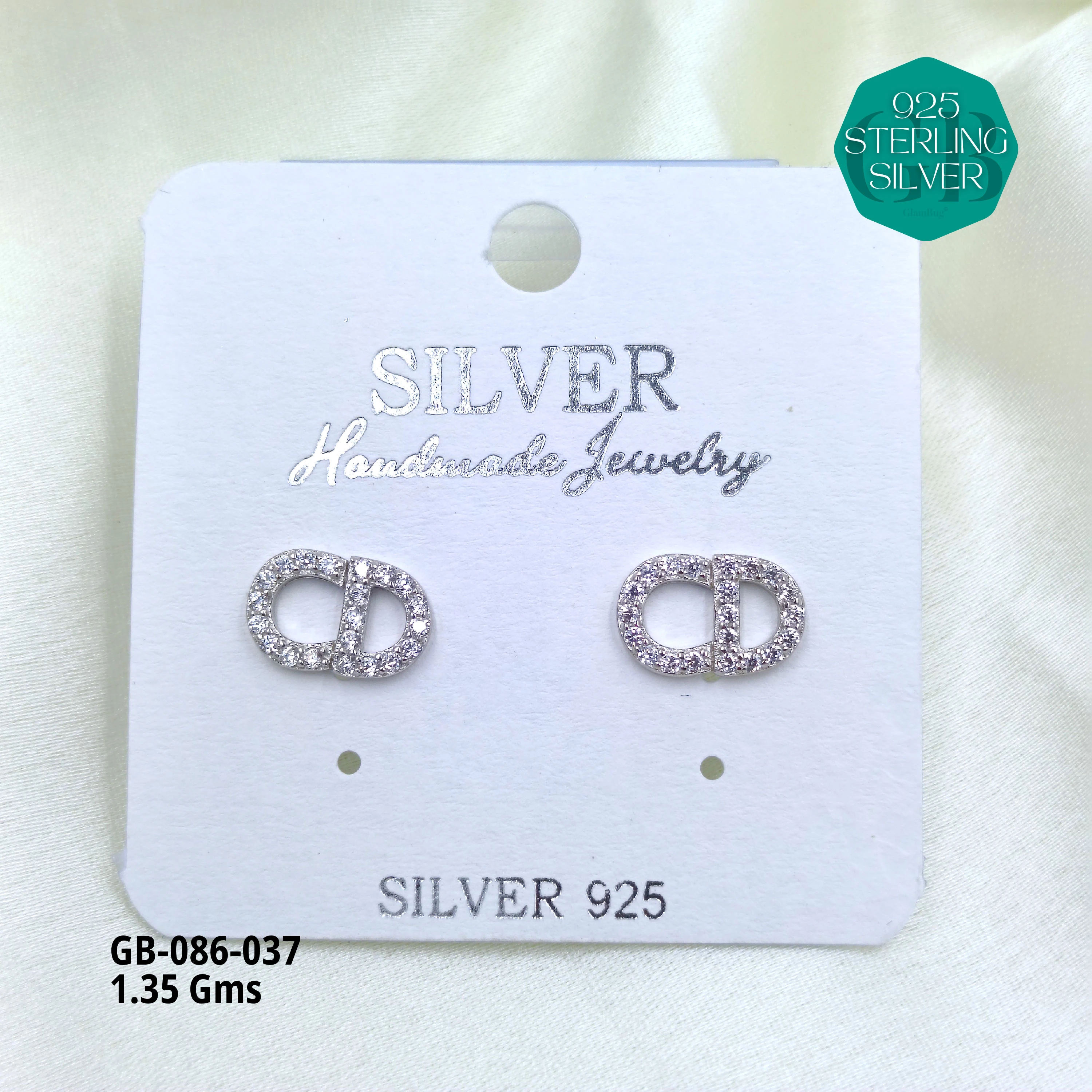 MICRO STUDS 2GMS - Premium 925 Silver Jewellery - SKU: GB-086-037 - Hyderabad Silver Importers