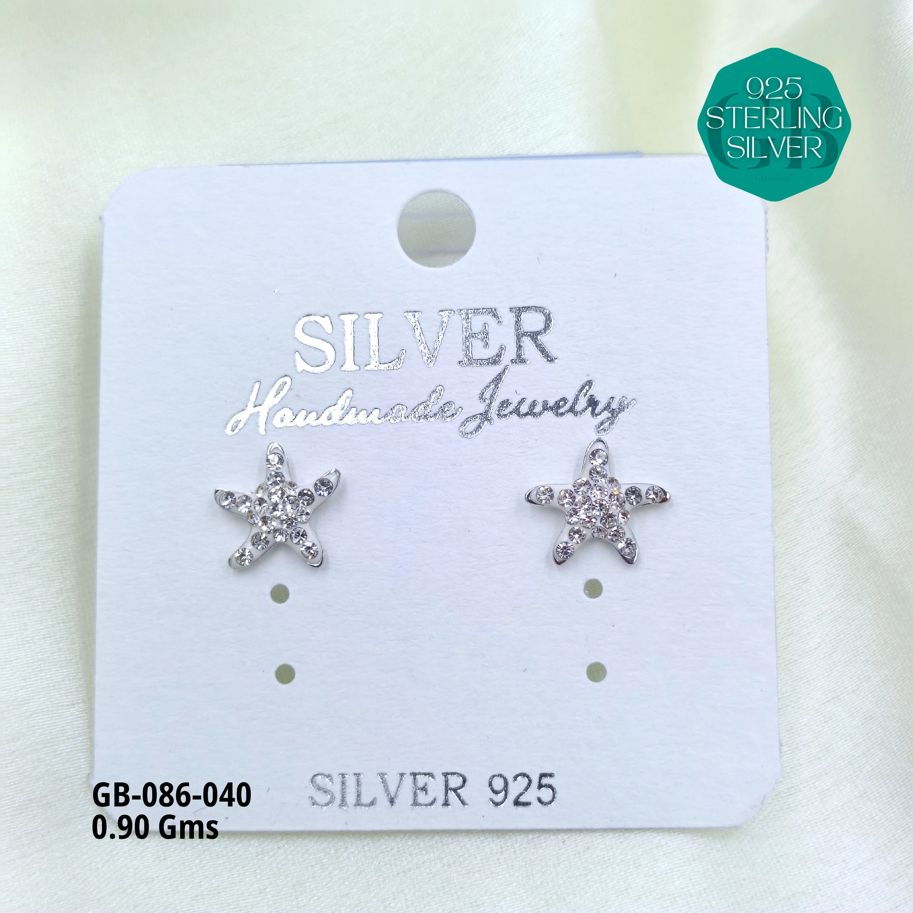 MICRO STUDS 2GMS - Premium 925 Silver Jewellery - SKU: GB-086-040 - Hyderabad Silver Importers