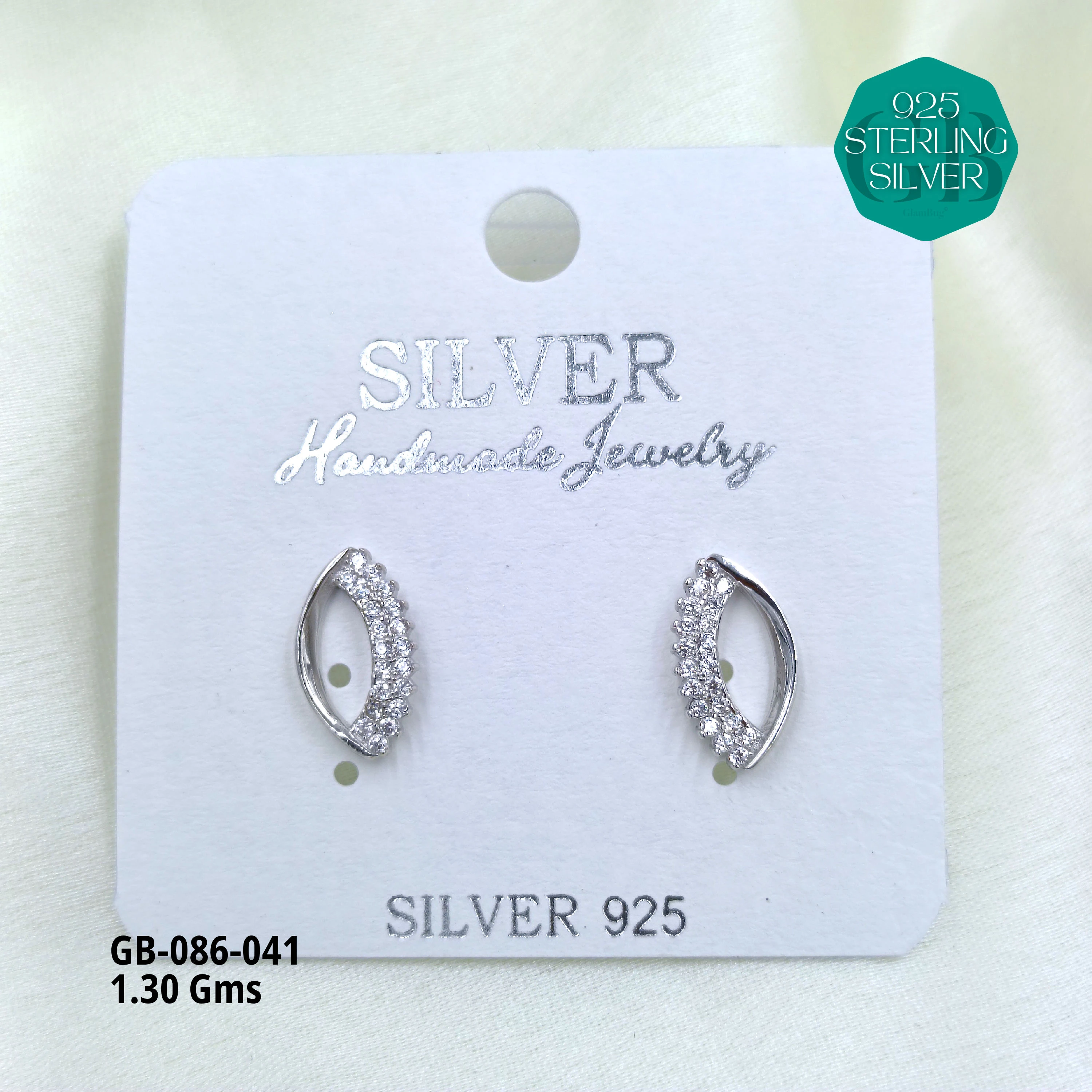 MICRO STUDS 2GMS - Premium 925 Silver Jewellery - SKU: GB-086-041 - Hyderabad Silver Importers