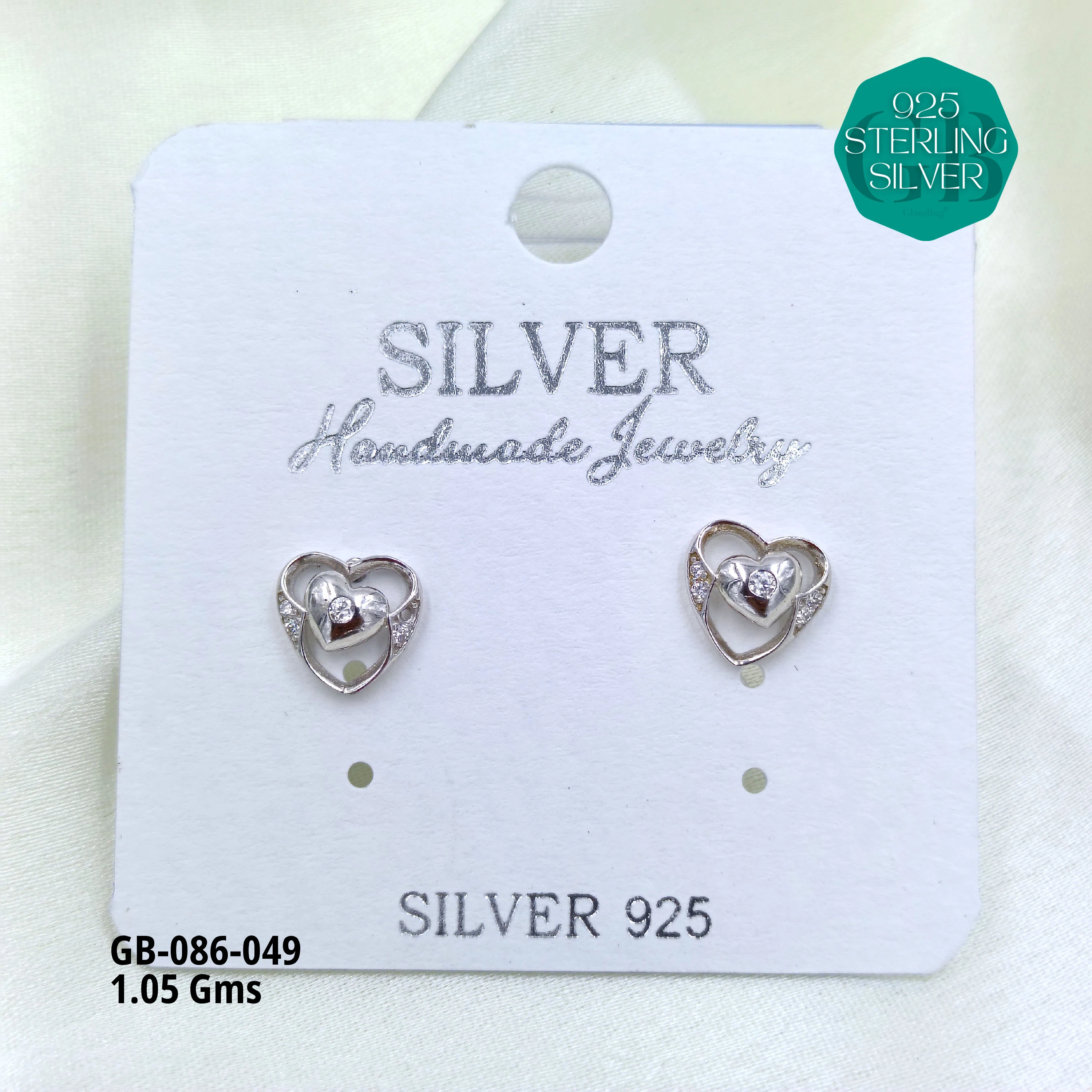 MICRO STUDS 2GMS - Premium 925 Silver Jewellery - SKU: GB-086-049 - Hyderabad Silver Importers