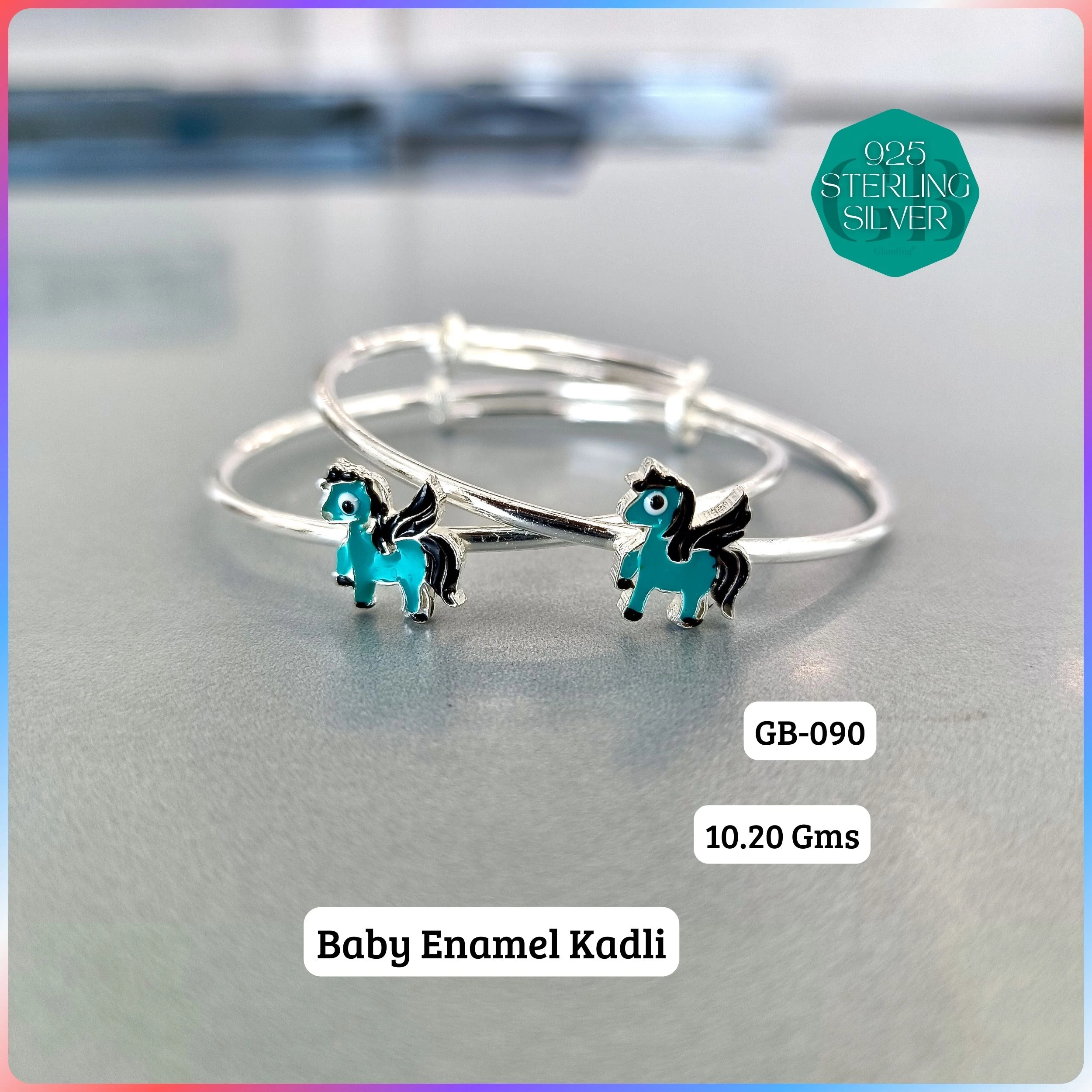 BABY ENM KADLI - Premium 925 Silver Jewellery - SKU: GB-090-007 - Hyderabad Silver Importers