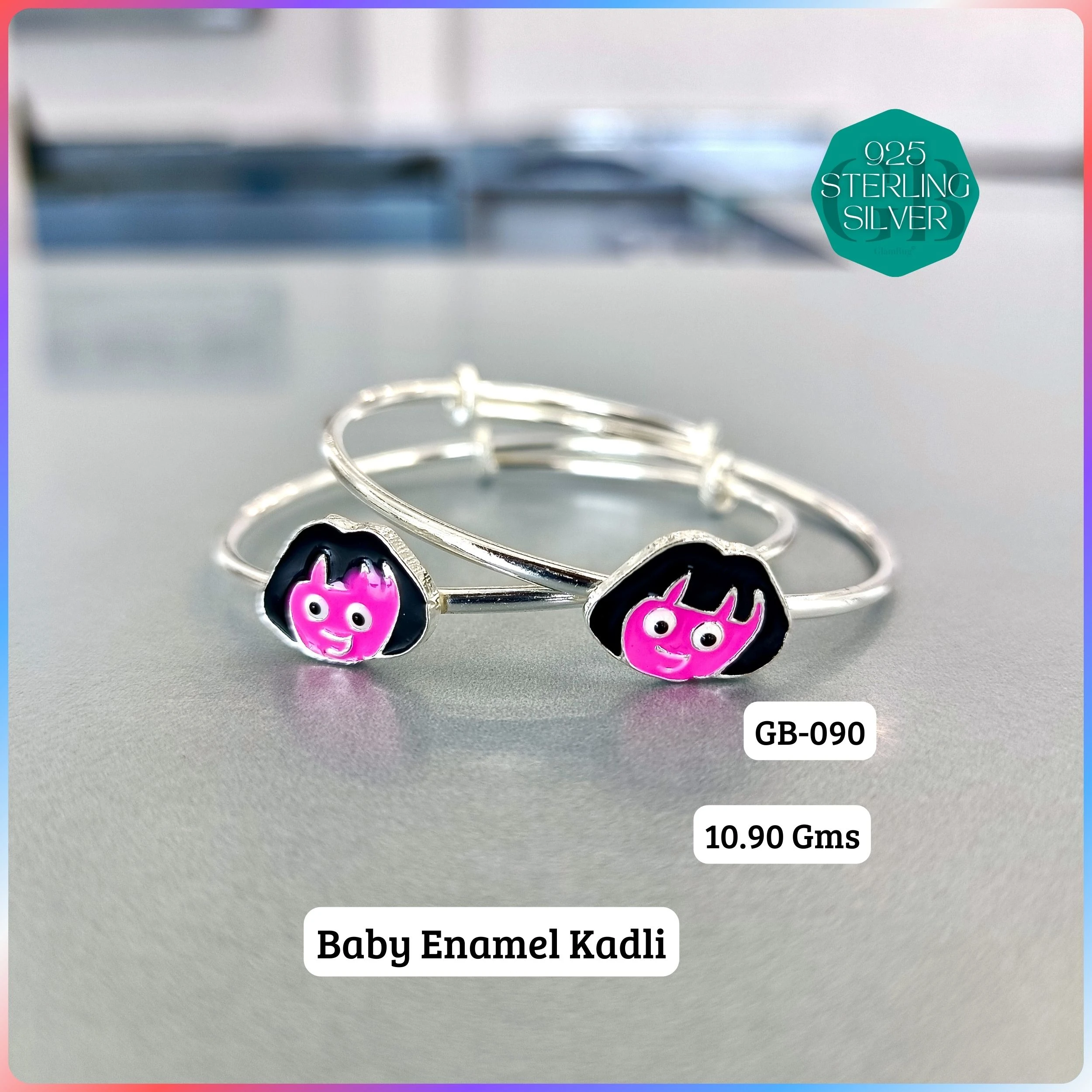 BABY ENM KADLI - Premium 925 Silver Jewellery - SKU: GB-090-015 - Hyderabad Silver Importers