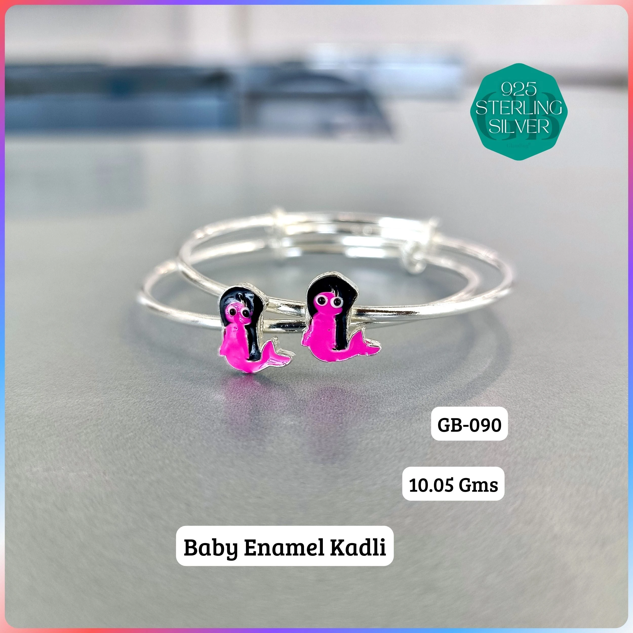 BABY ENM KADLI - Premium 925 Silver Jewellery - SKU: GB-090-016 - Hyderabad Silver Importers