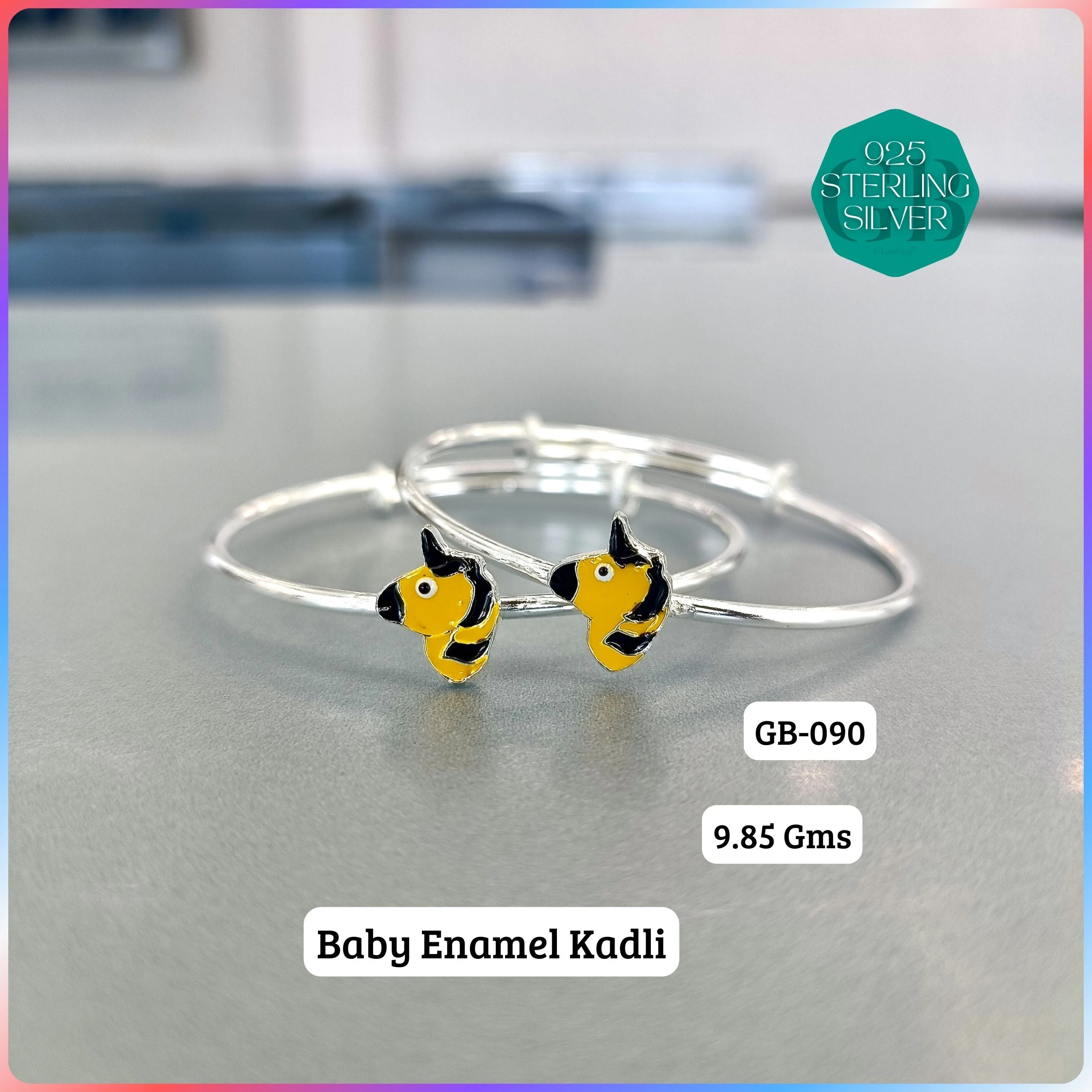 BABY ENM KADLI - Premium 925 Silver Jewellery - SKU: GB-090-024 - Hyderabad Silver Importers