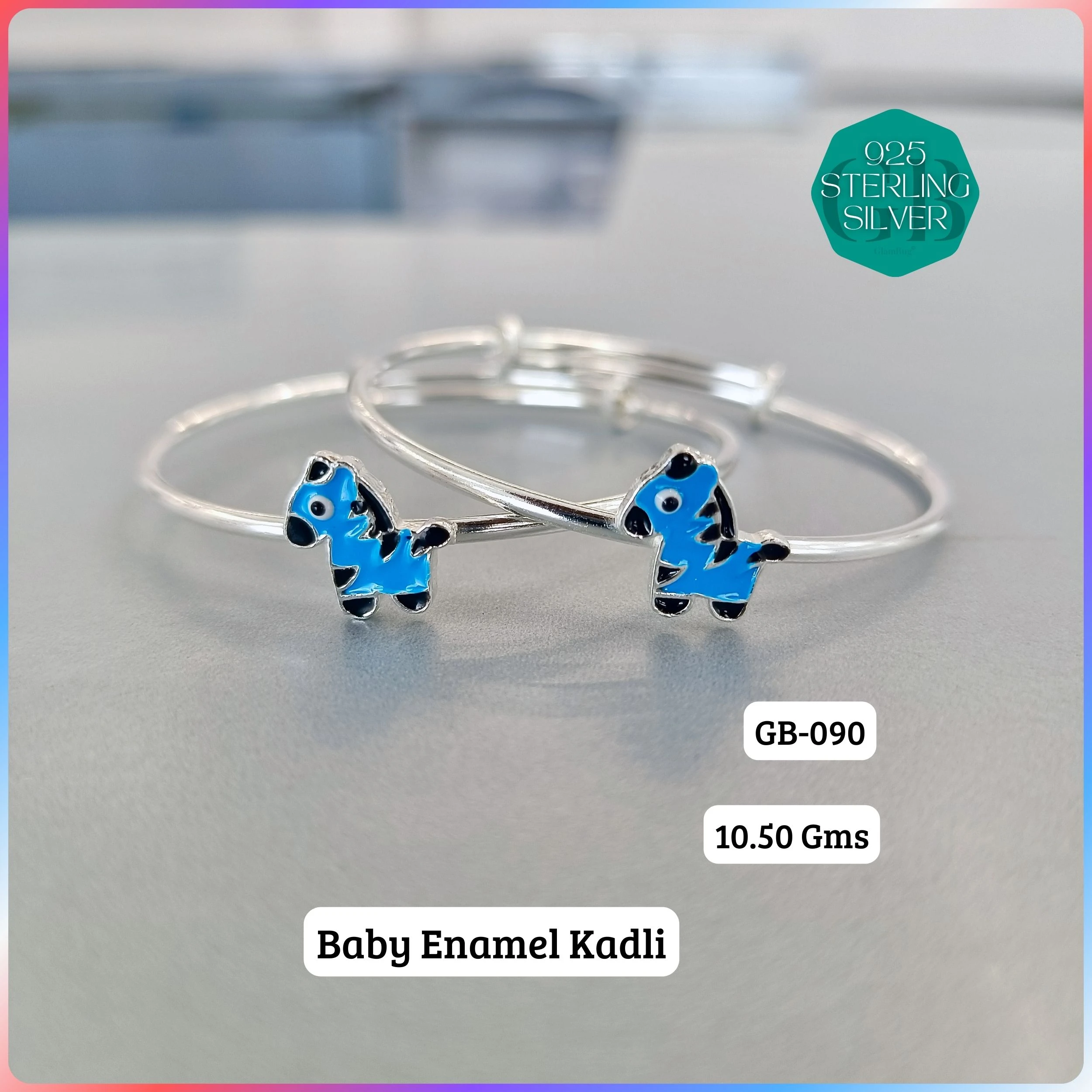 BABY ENM KADLI - Premium 925 Silver Jewellery - SKU: GB-090-029 - Hyderabad Silver Importers