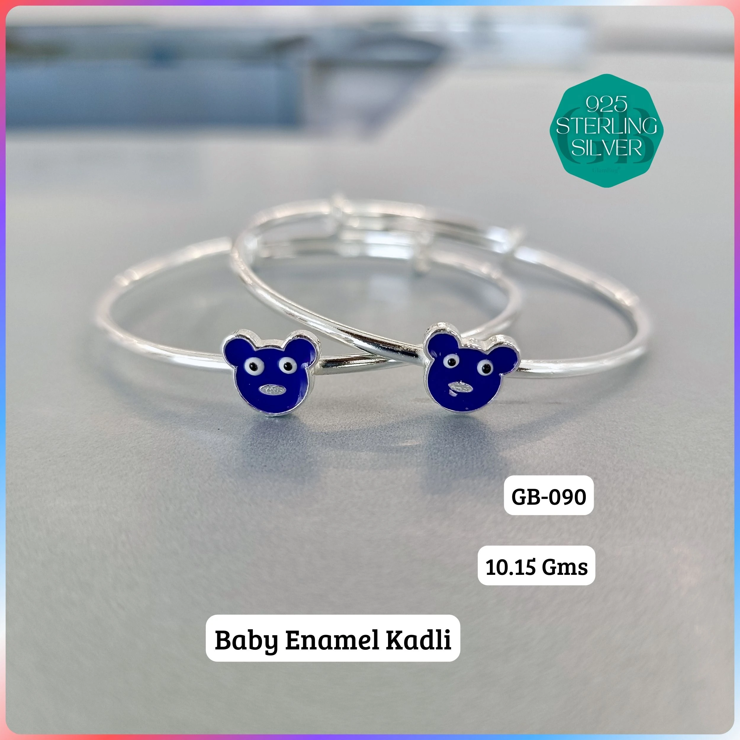 BABY ENM KADLI - Premium 925 Silver Jewellery - SKU: GB-090-031 - Hyderabad Silver Importers